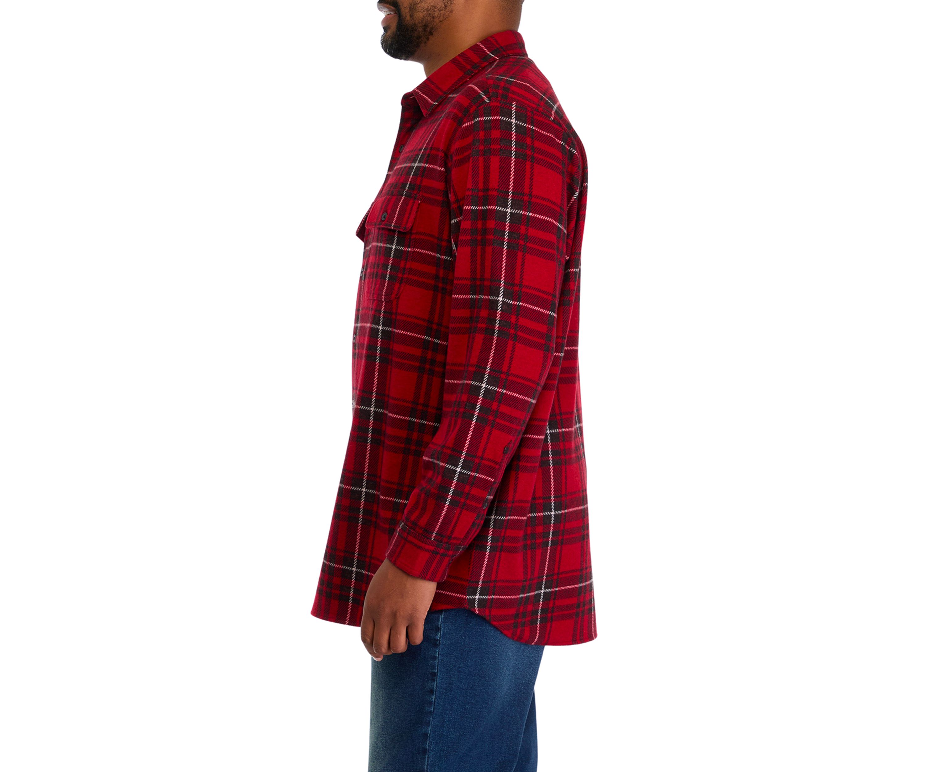 Big & Tall Plaid Flannel Shirt 