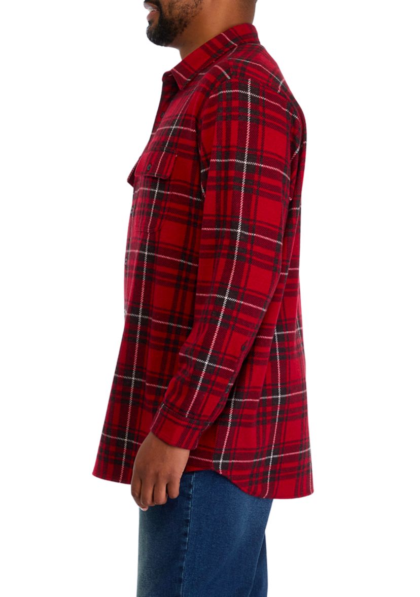 Big & Tall Plaid Flannel Shirt 