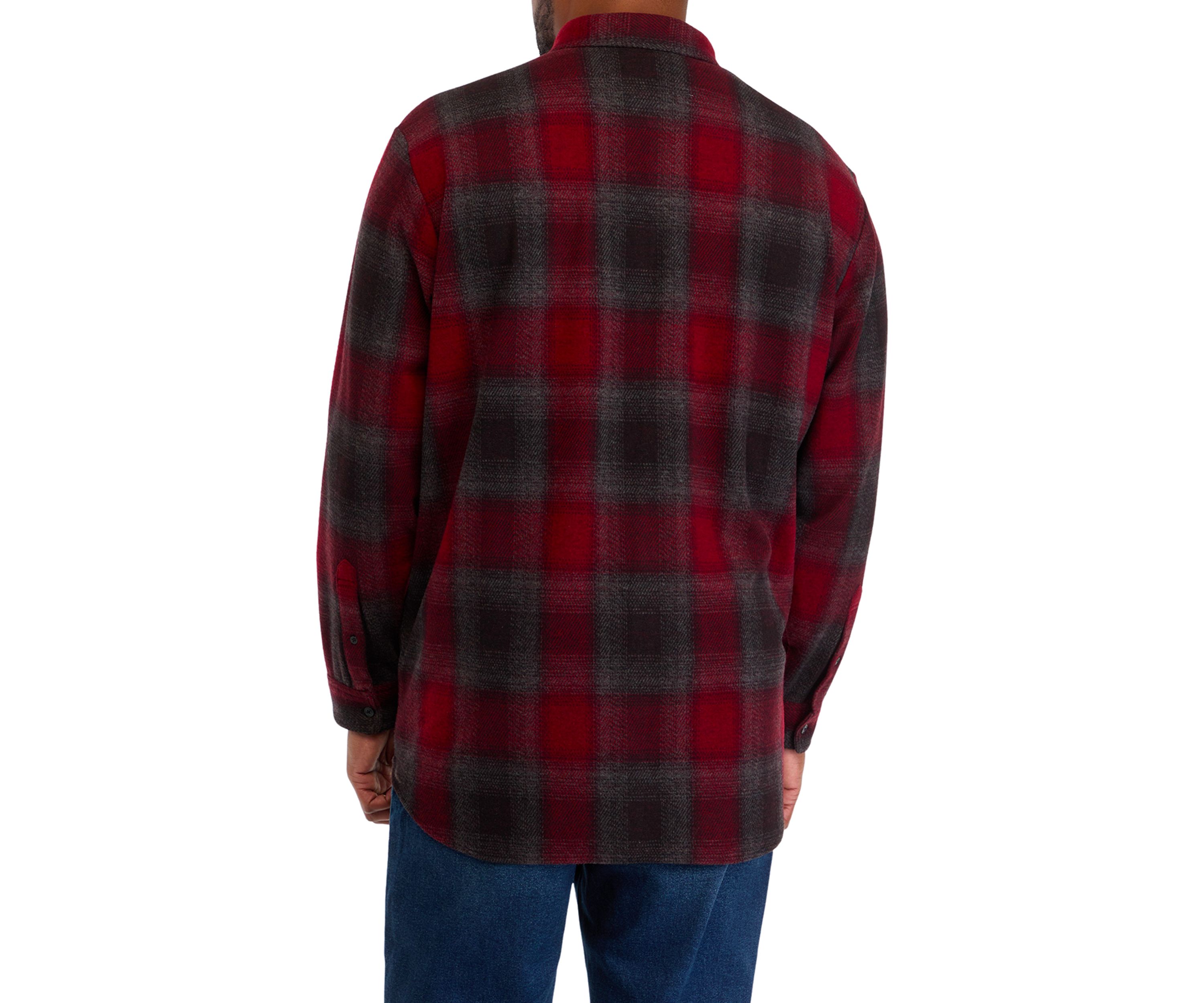 Big & Tall Long Sleeve Flannel Shirt 