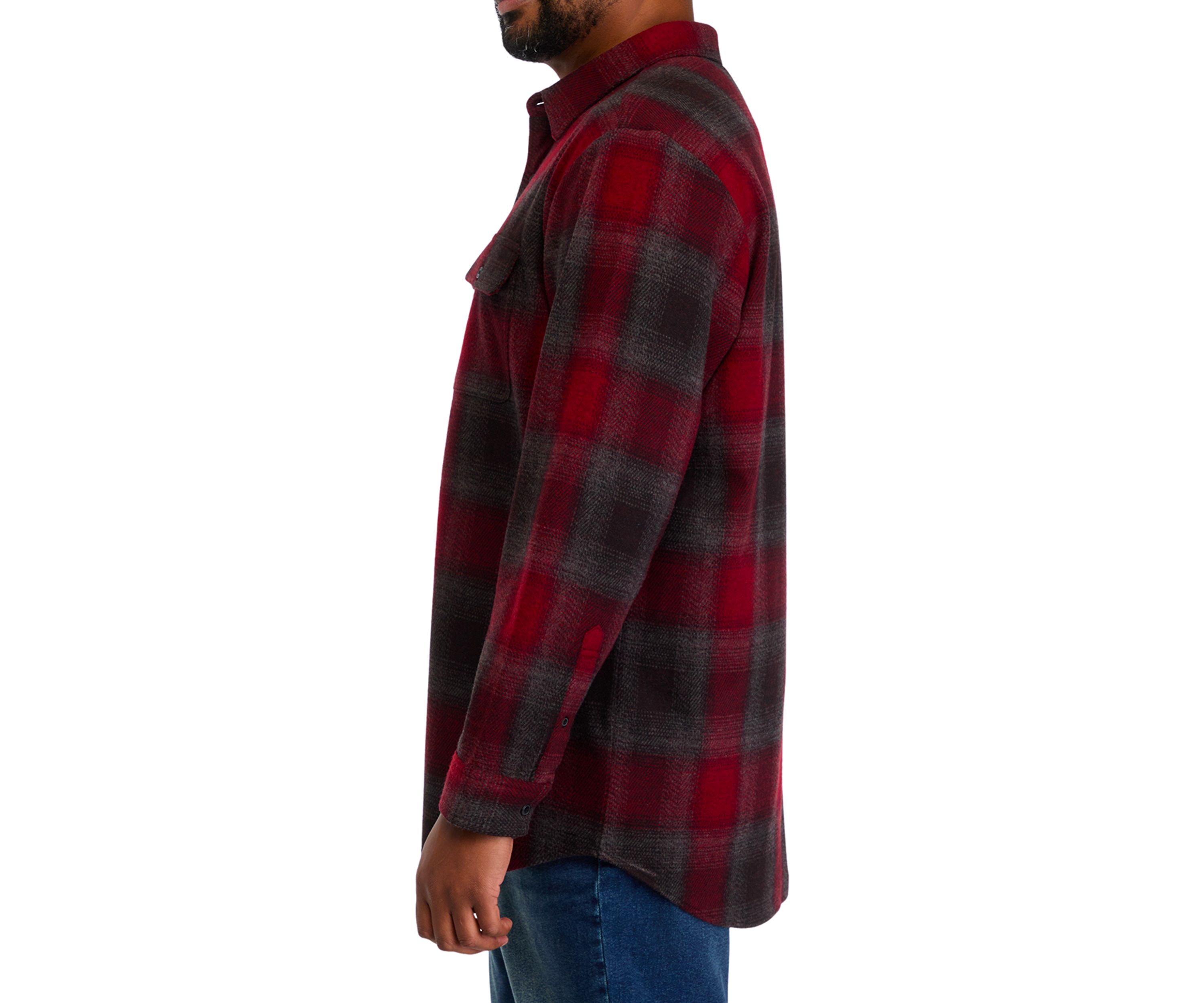 Big & Tall Long Sleeve Flannel Shirt 