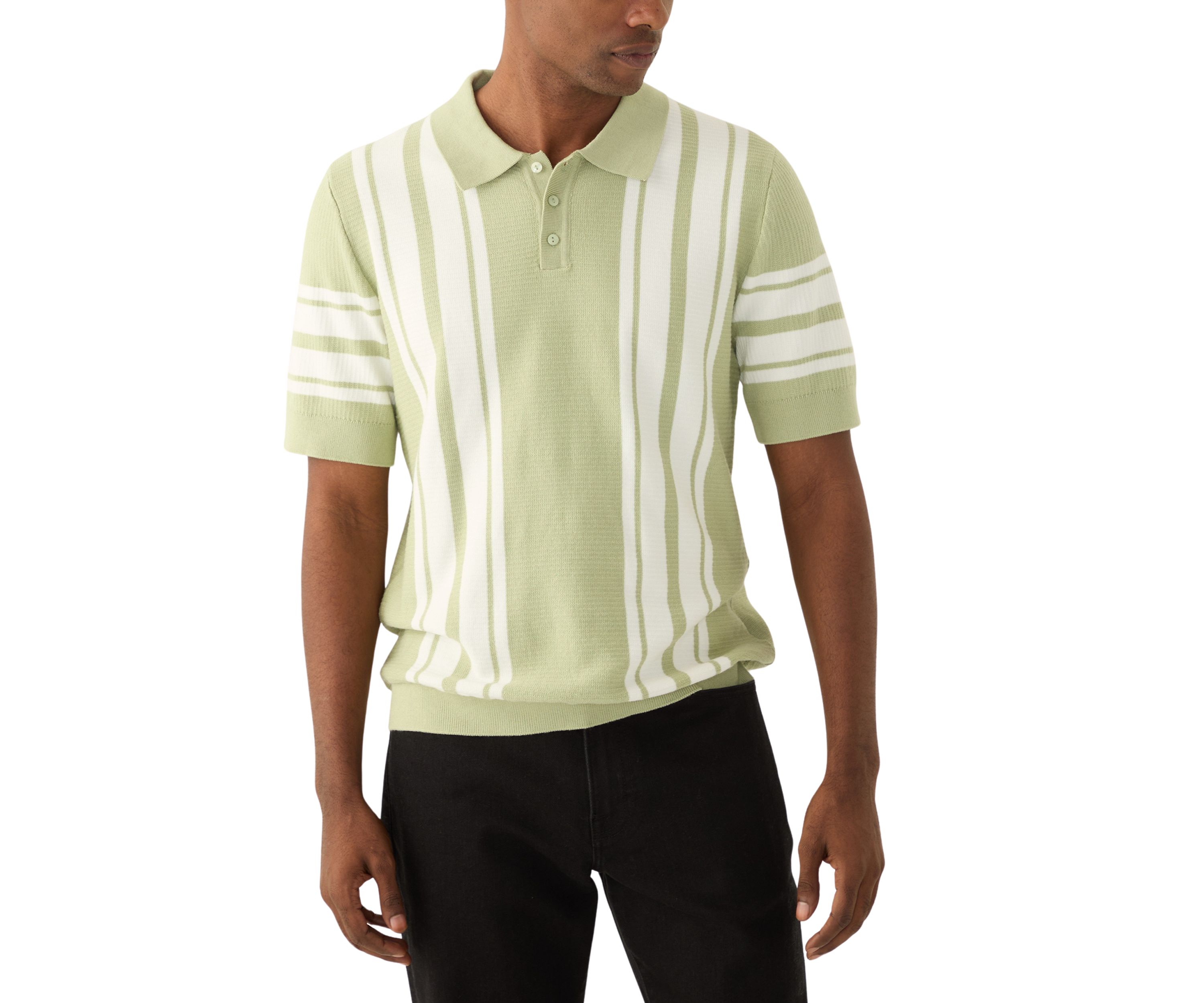 Mens Striped Polo Shirt