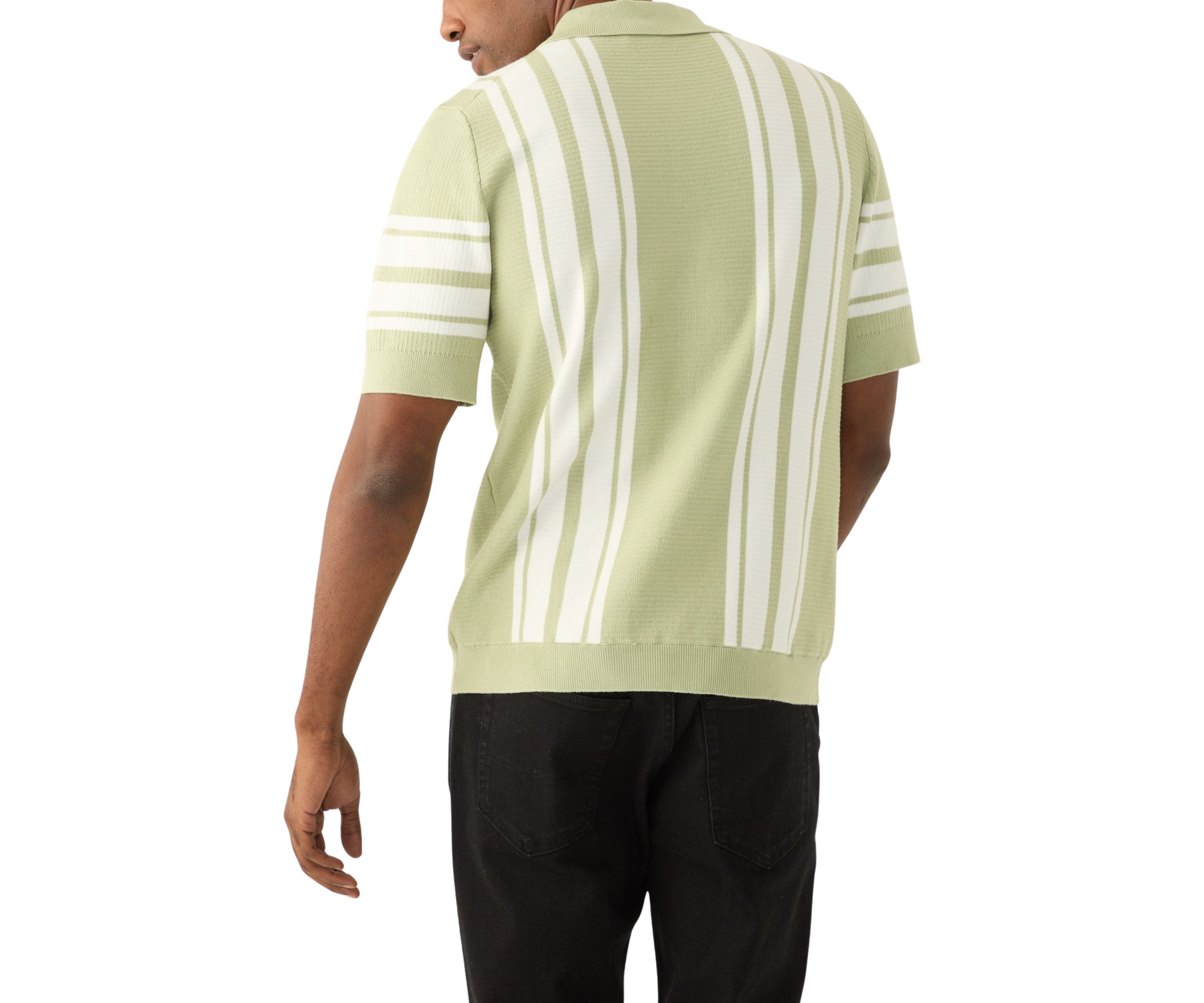 Mens Striped Polo Shirt
