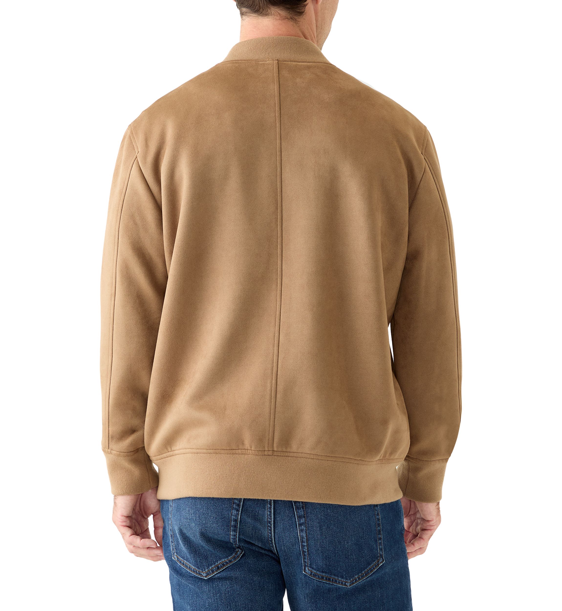 Suede Bomber Jacket
