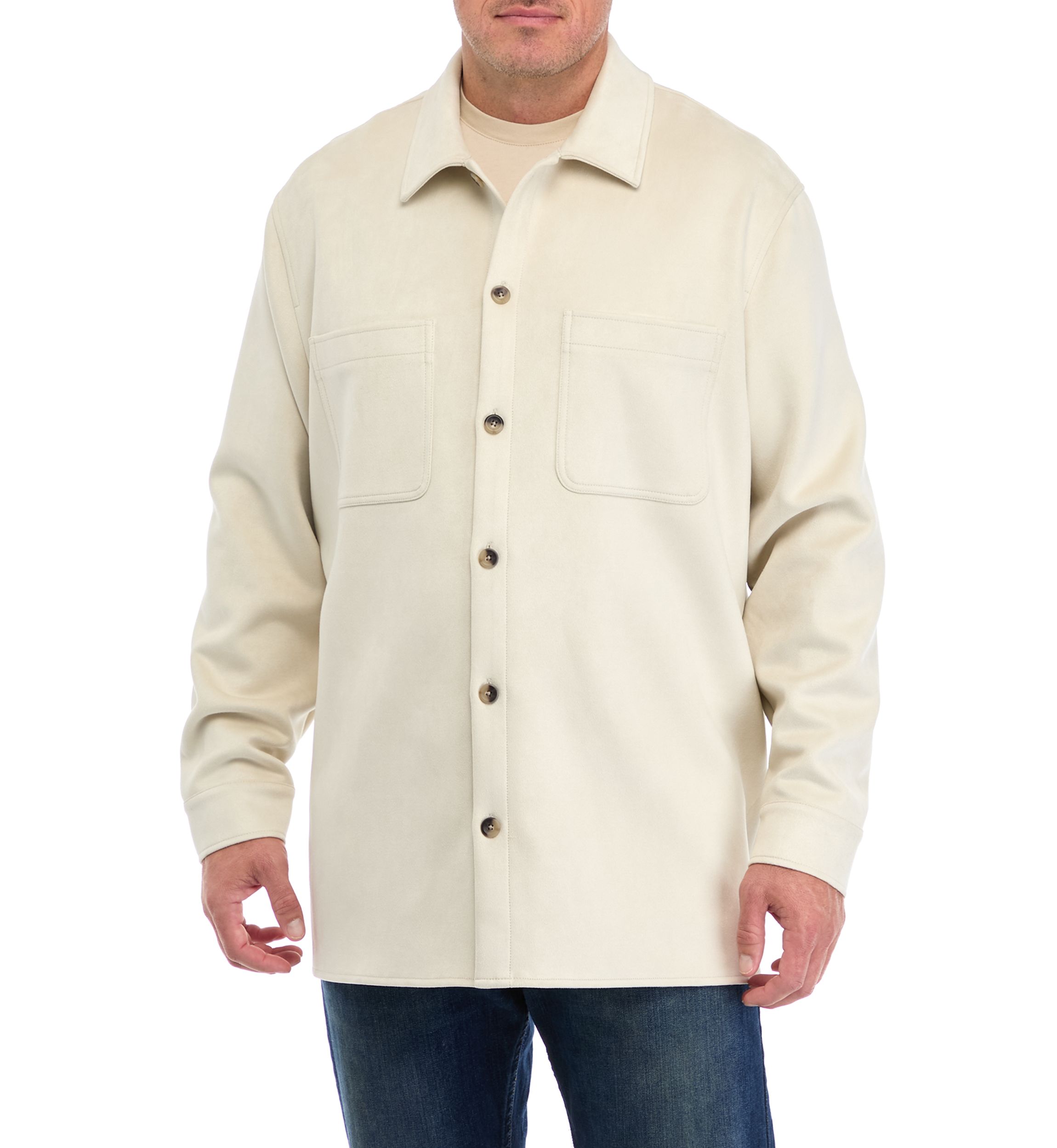 Big & Tall Faux Suede Jacket