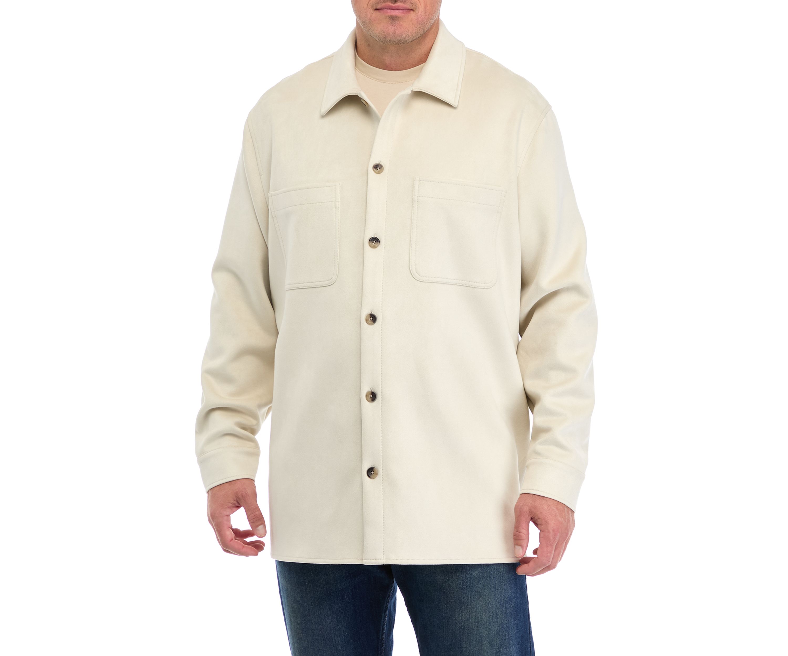 Big & Tall Faux Suede Jacket