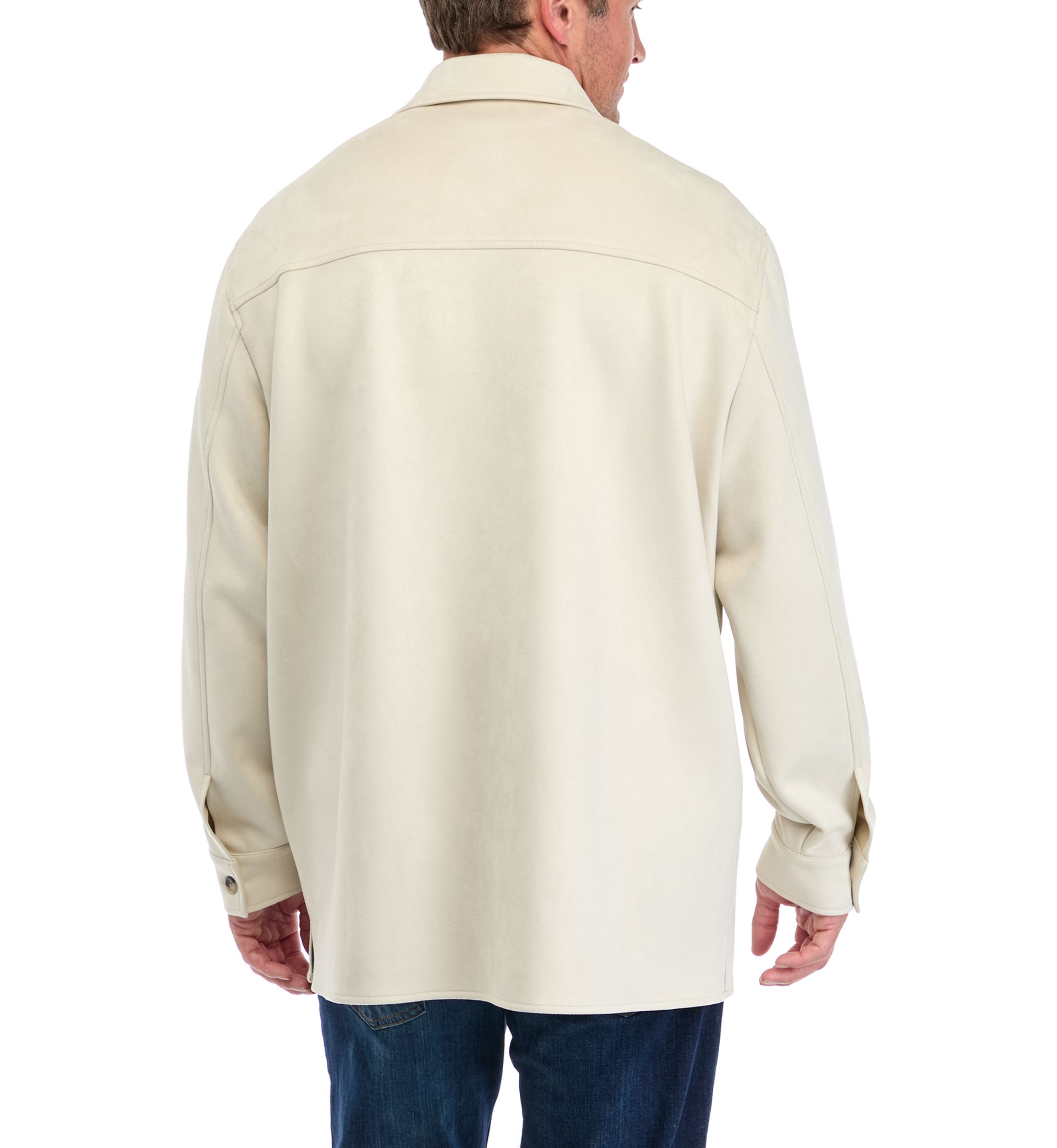 Big & Tall Faux Suede Jacket