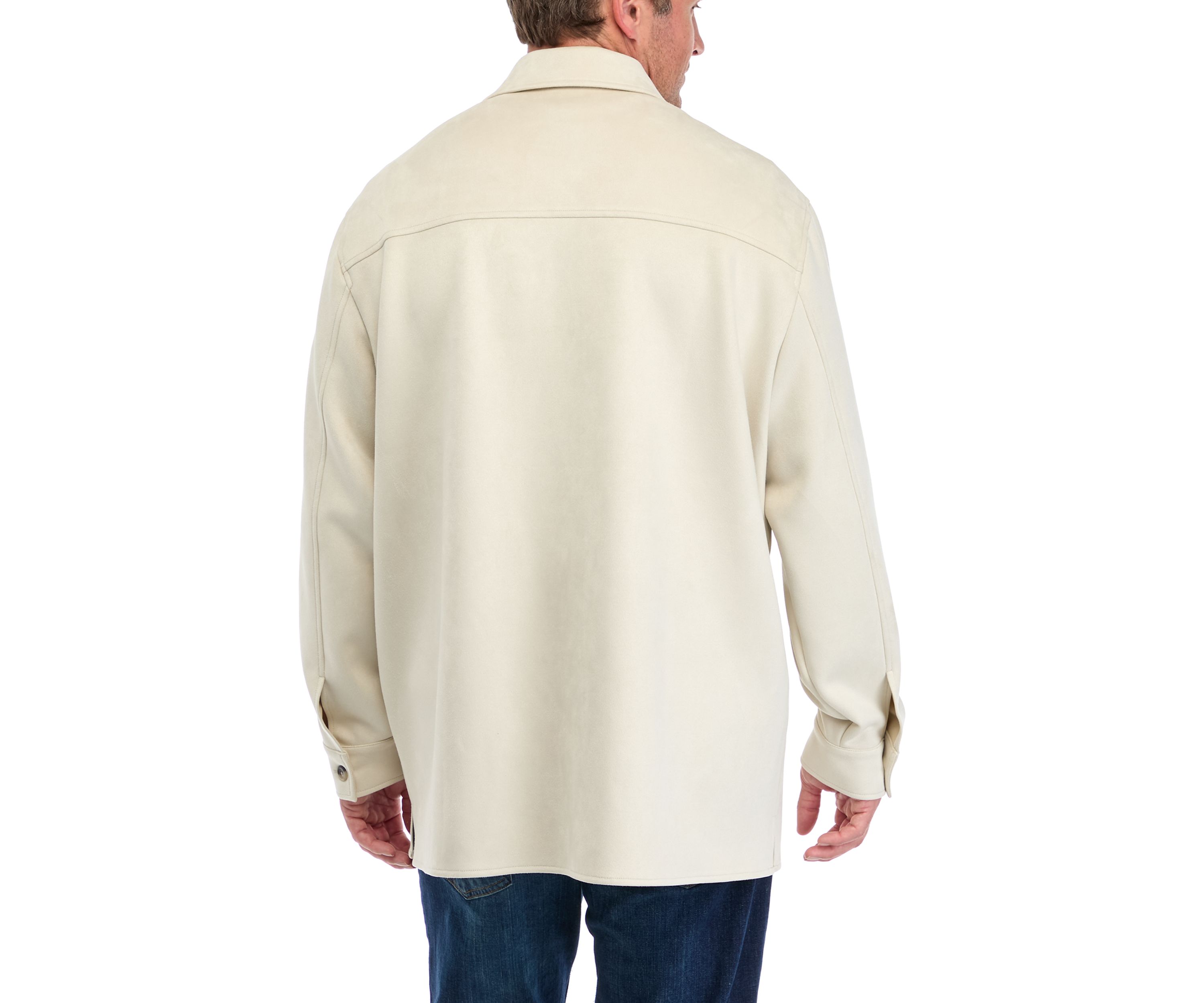 Big & Tall Faux Suede Jacket