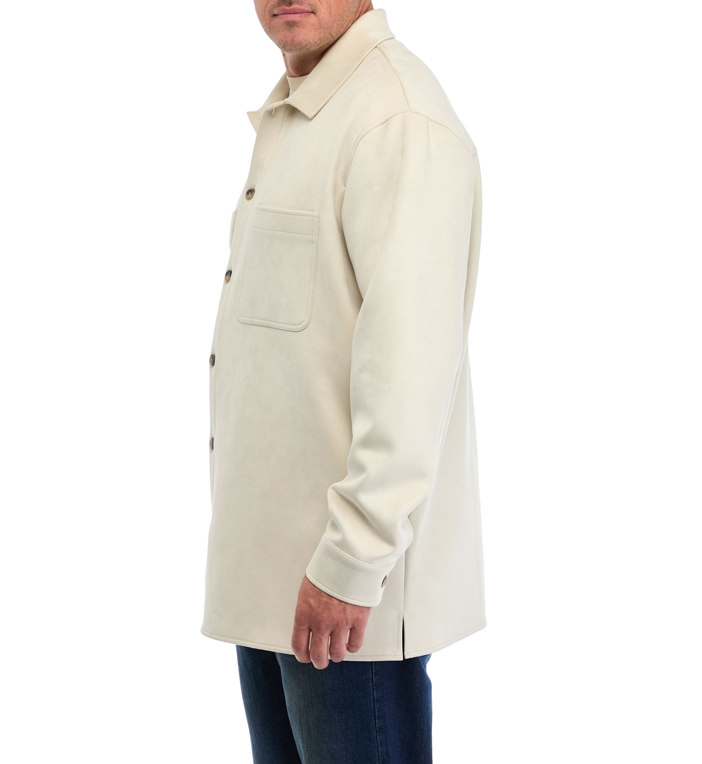 Big & Tall Faux Suede Jacket