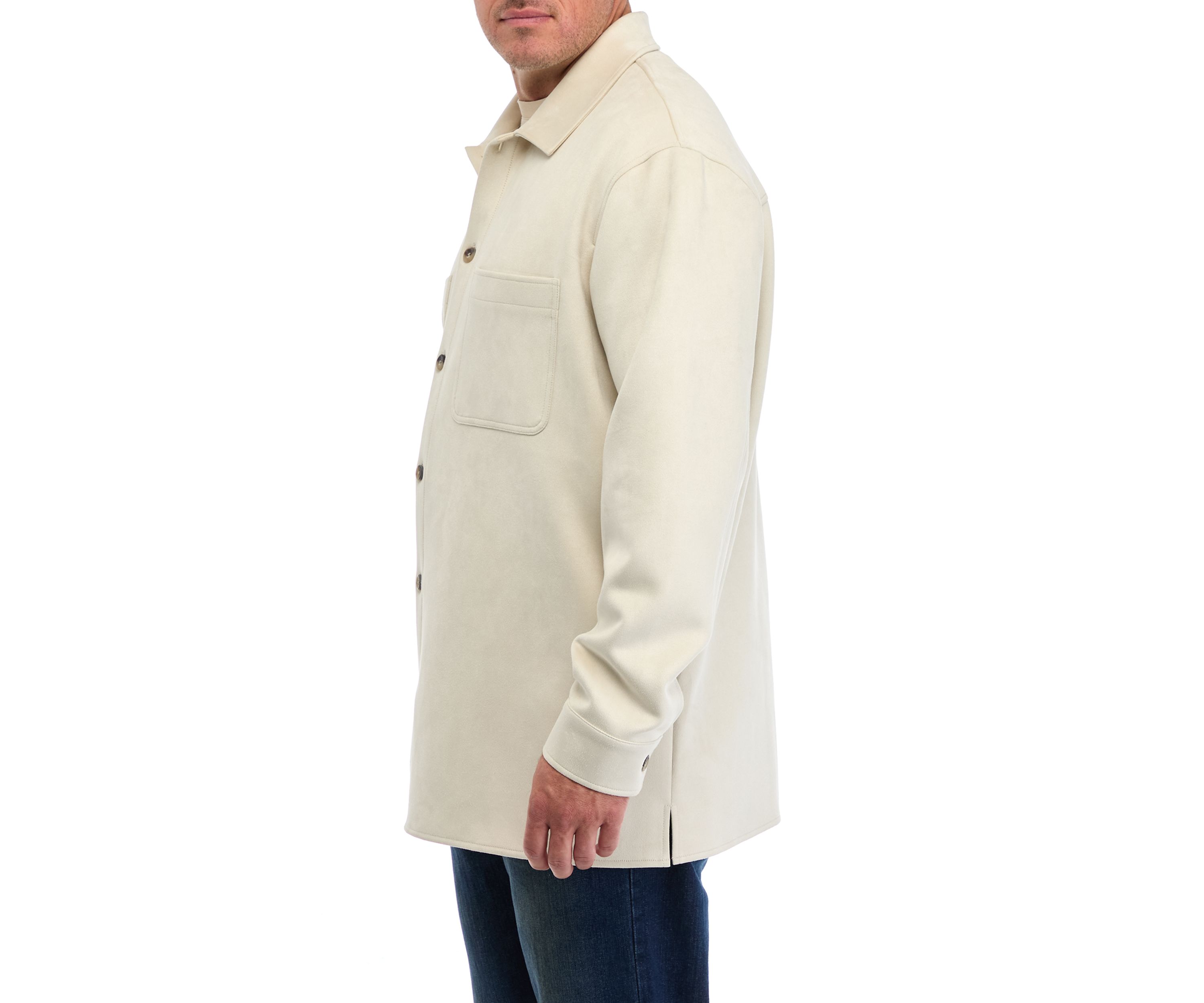 Big & Tall Faux Suede Jacket