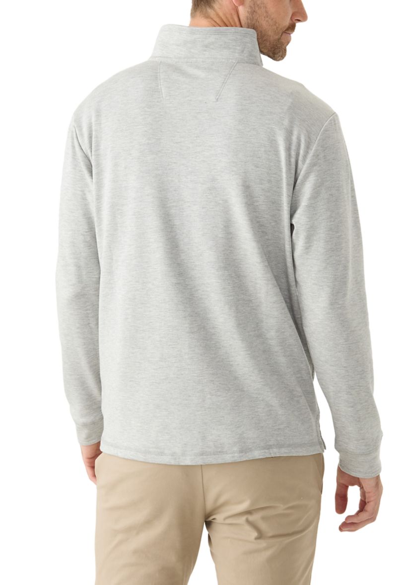 Mens Long Sleeve Quarter Zip Pullover