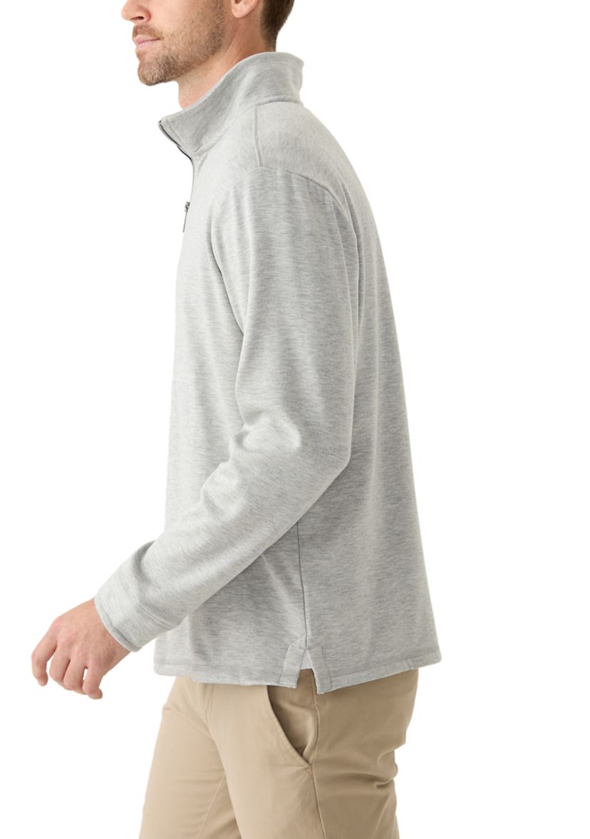 Mens Long Sleeve Quarter Zip Pullover