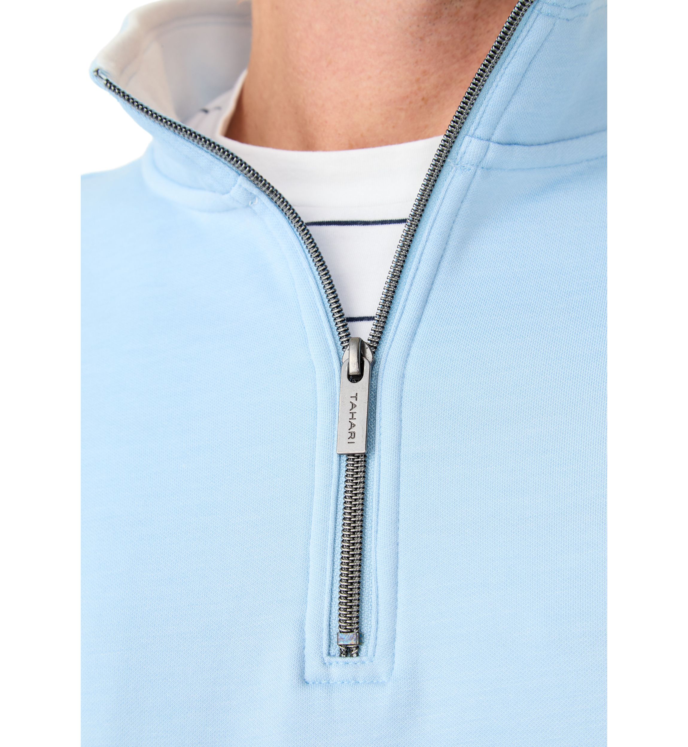 Mens Long Sleeve Quarter Zip Pullover