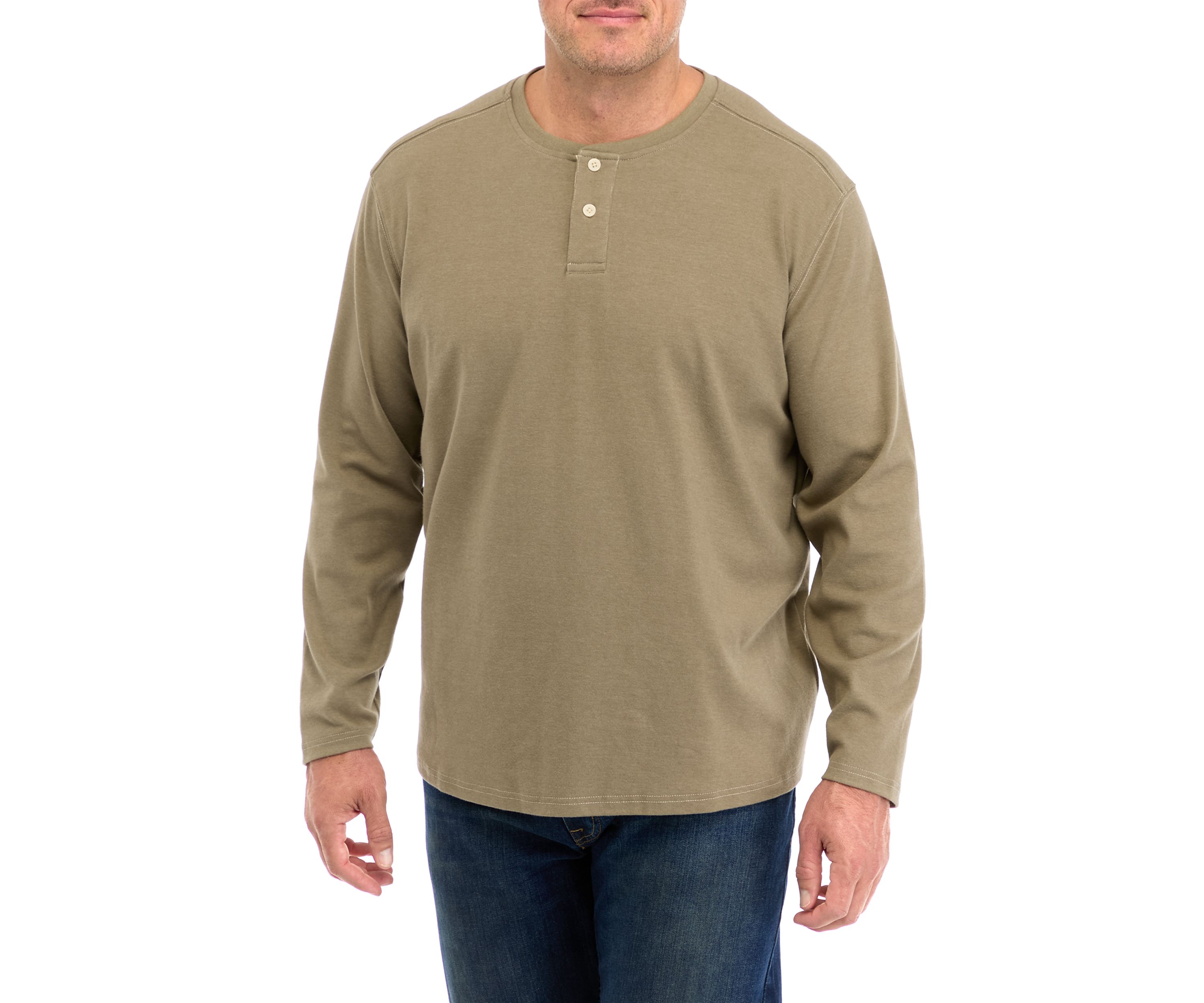 Big & Tall Long Sleeve Henley Shirt