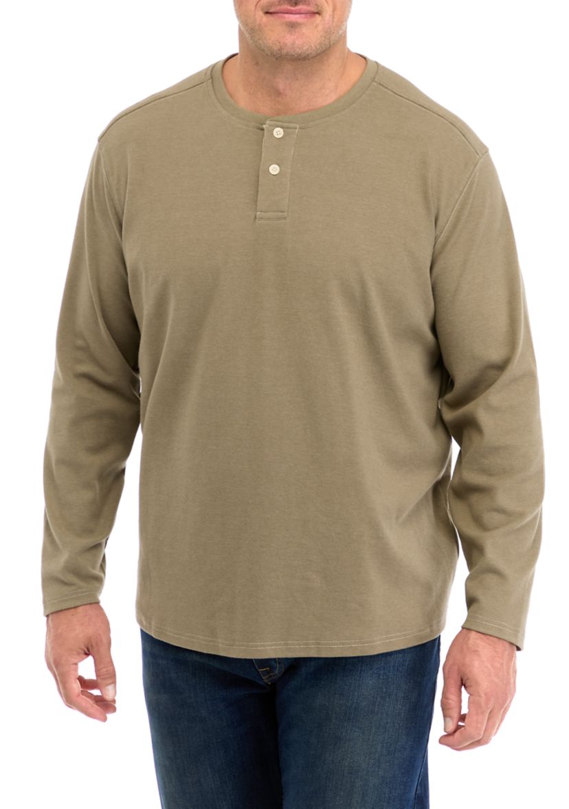 Big & Tall Long Sleeve Henley Shirt