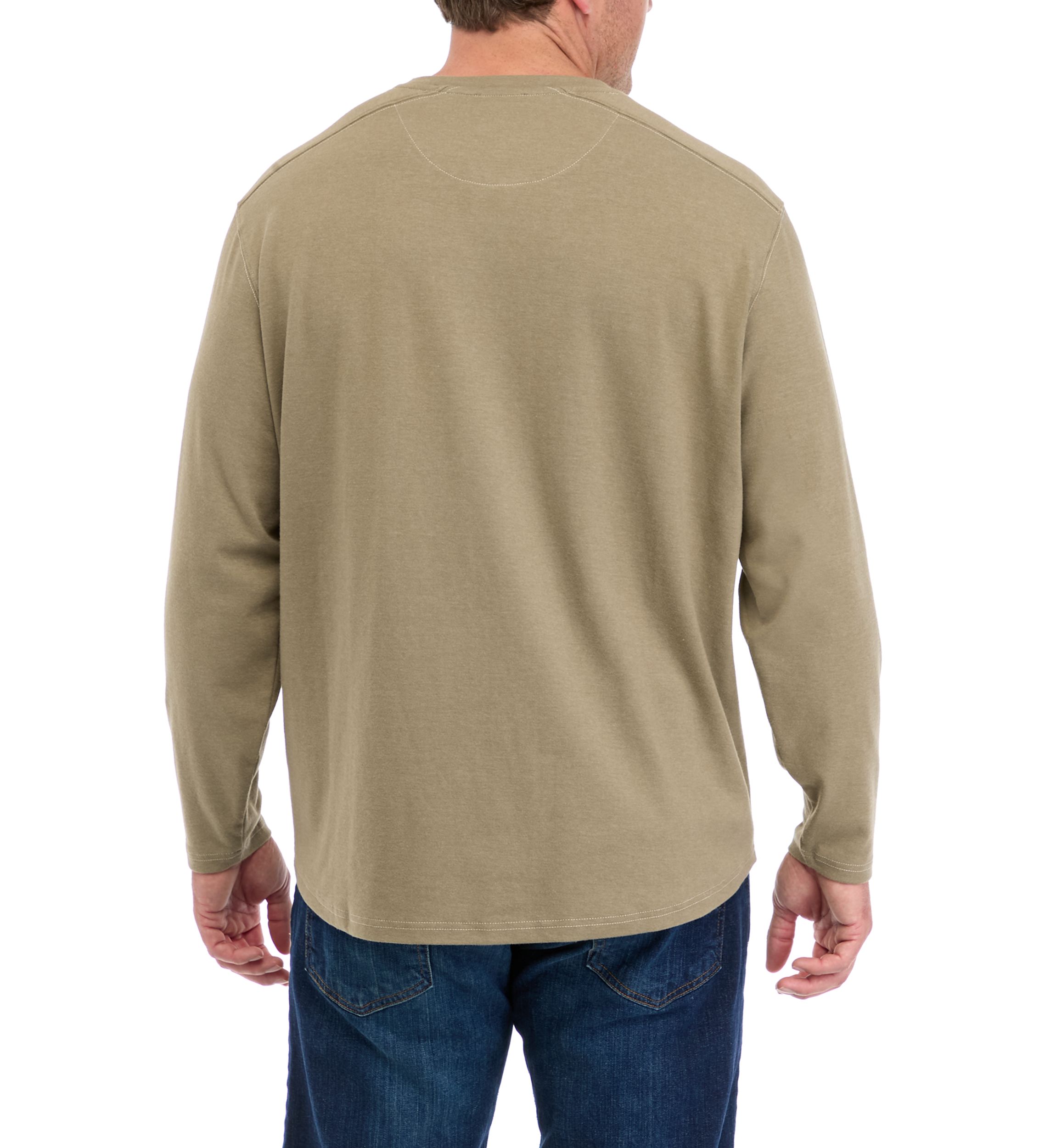 Big & Tall Long Sleeve Henley Shirt