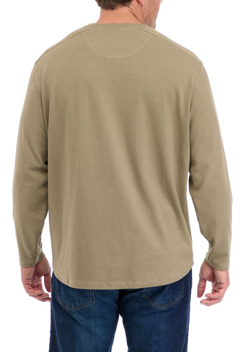 Big & Tall Long Sleeve Henley Shirt
