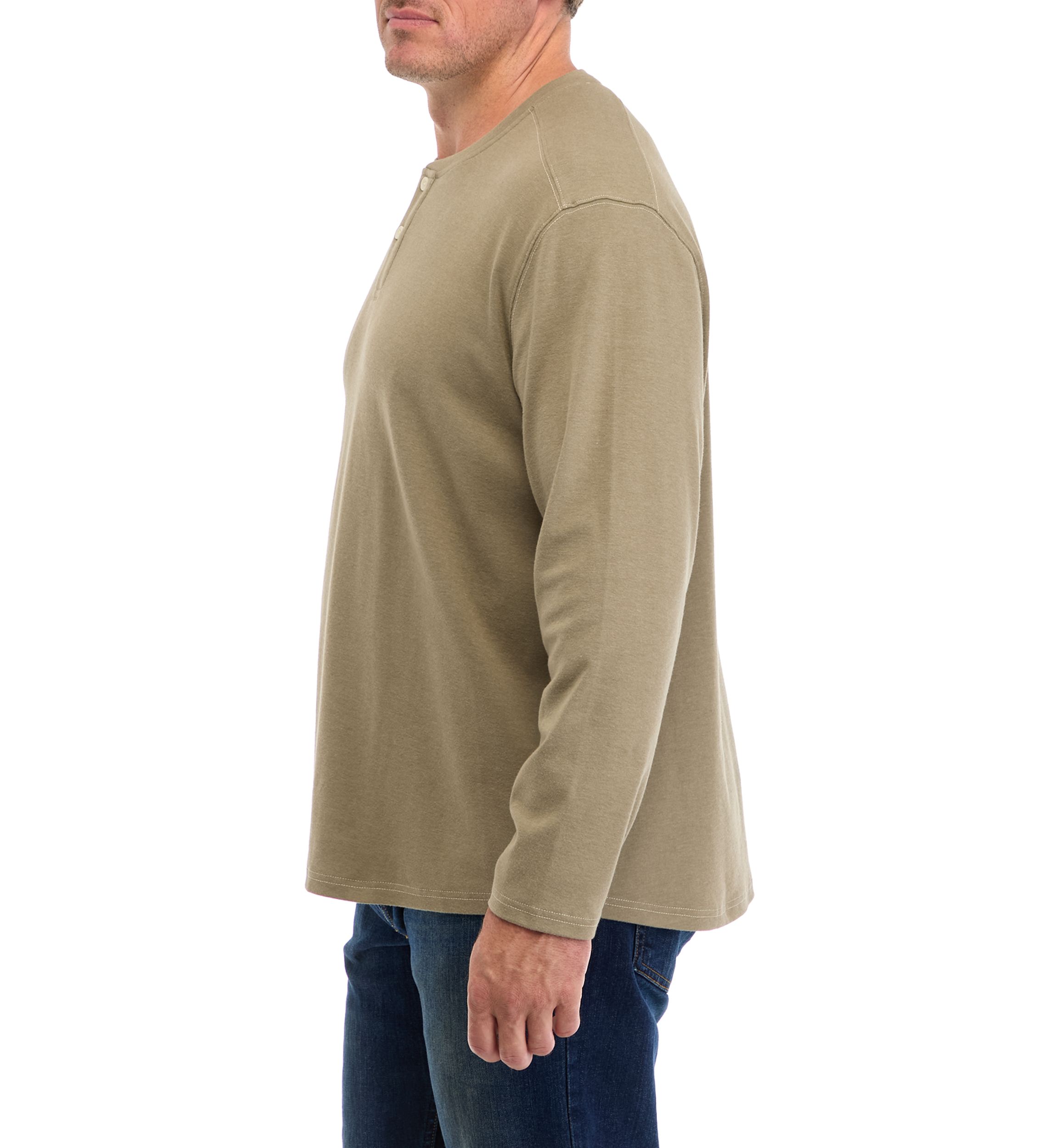 Big & Tall Long Sleeve Henley Shirt