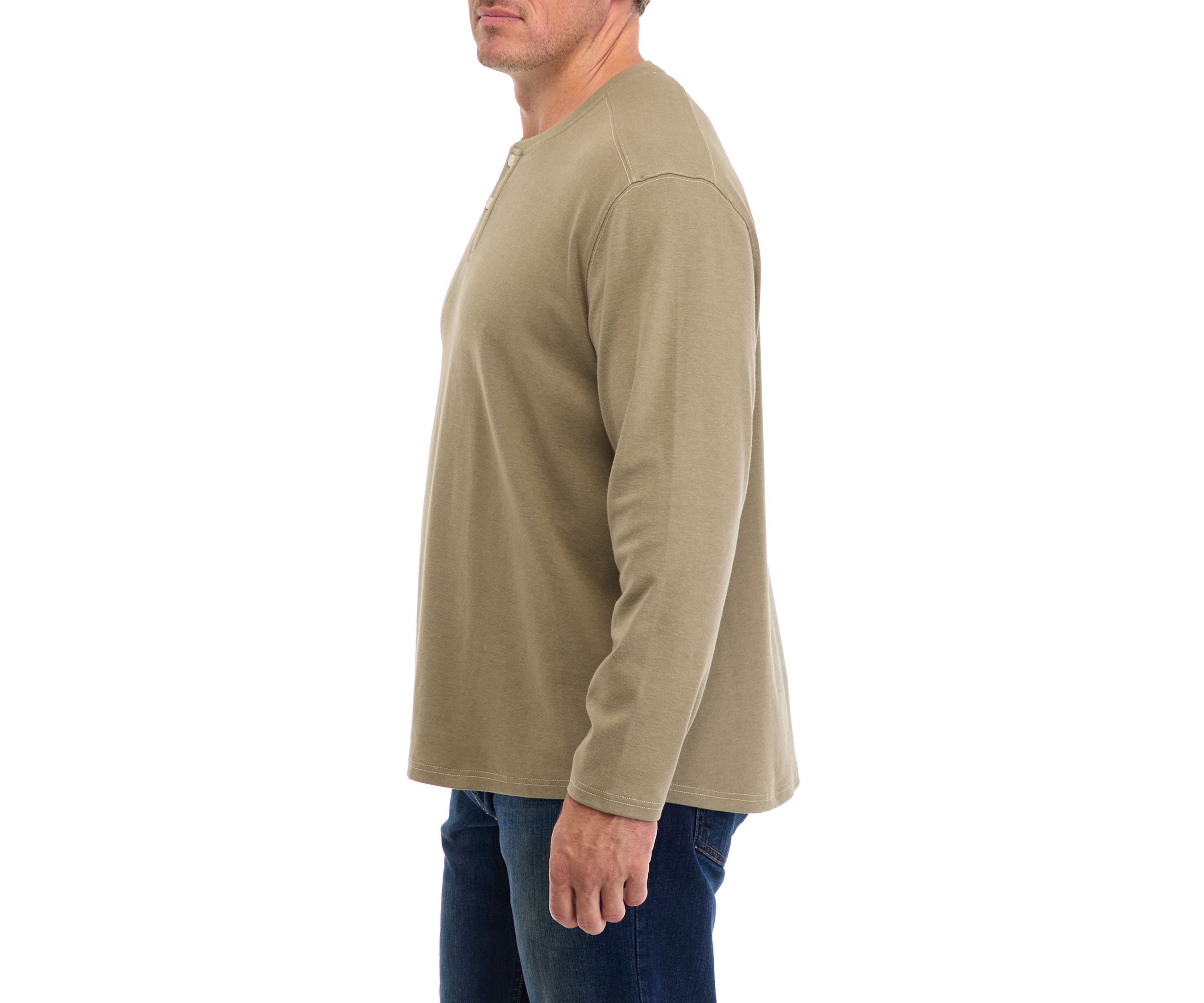 Big & Tall Long Sleeve Henley Shirt
