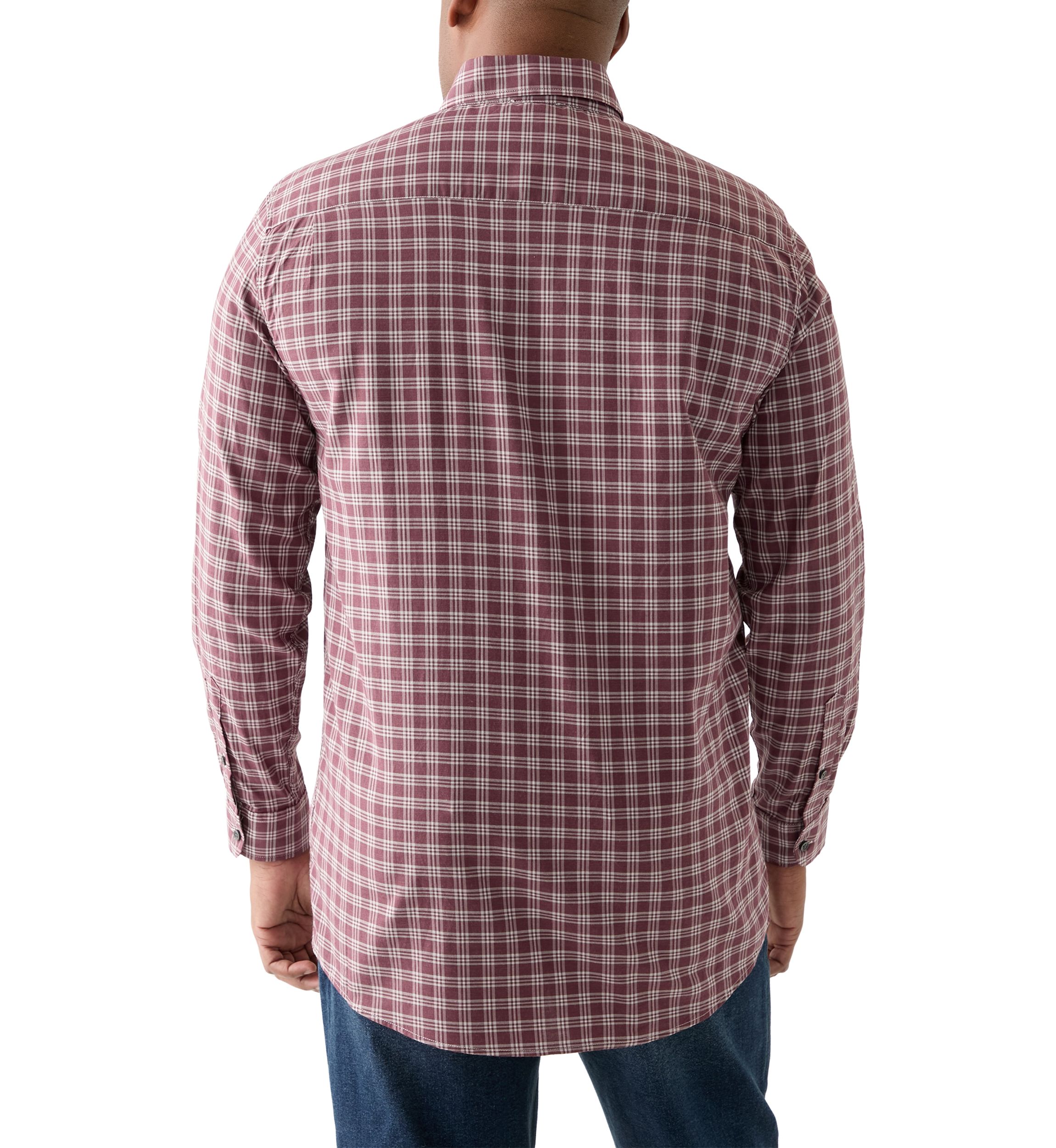 Big & Tall Long Sleeve Plaid Shirt