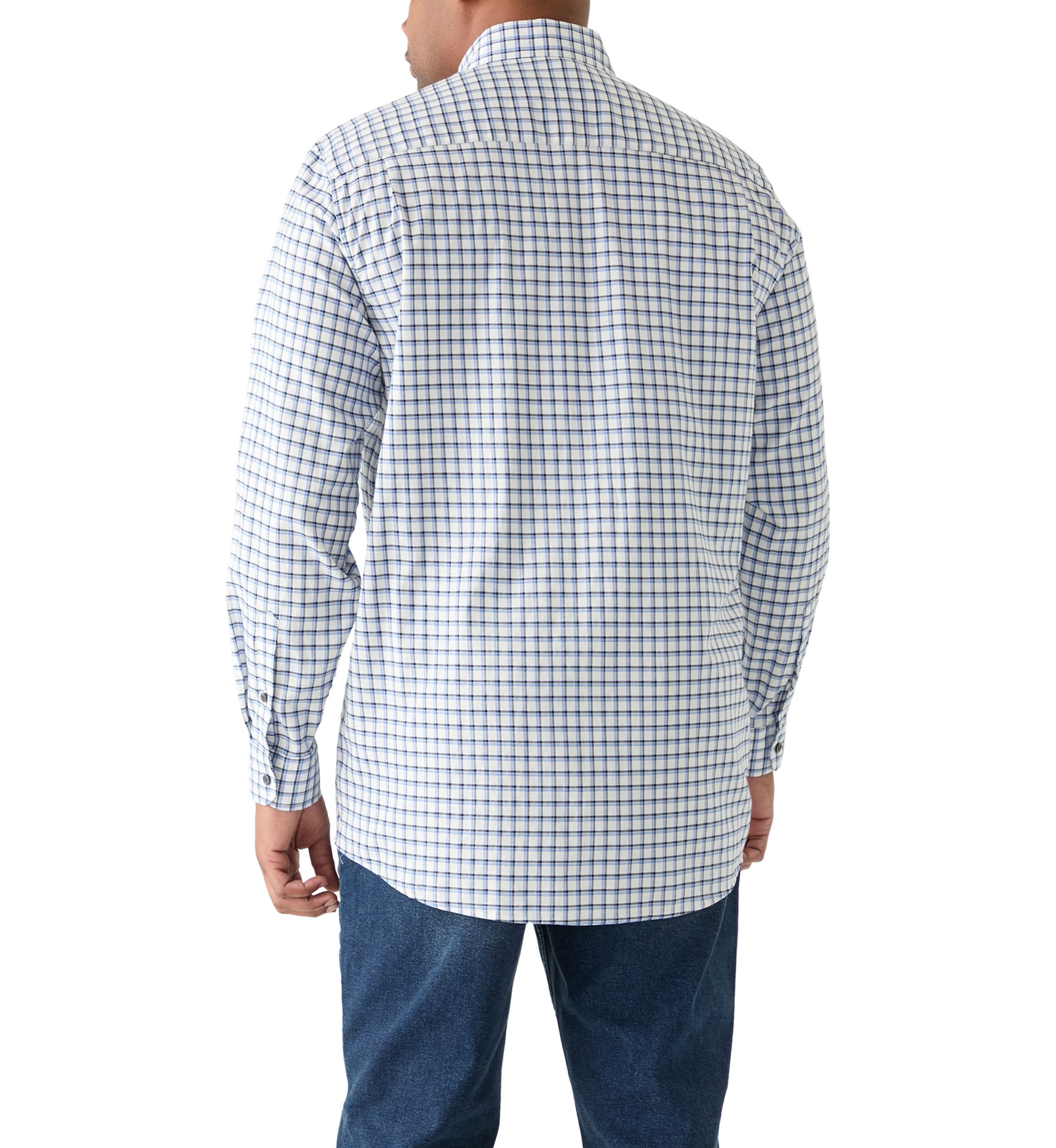 Big & Tall Long Sleeve Plaid Shirt