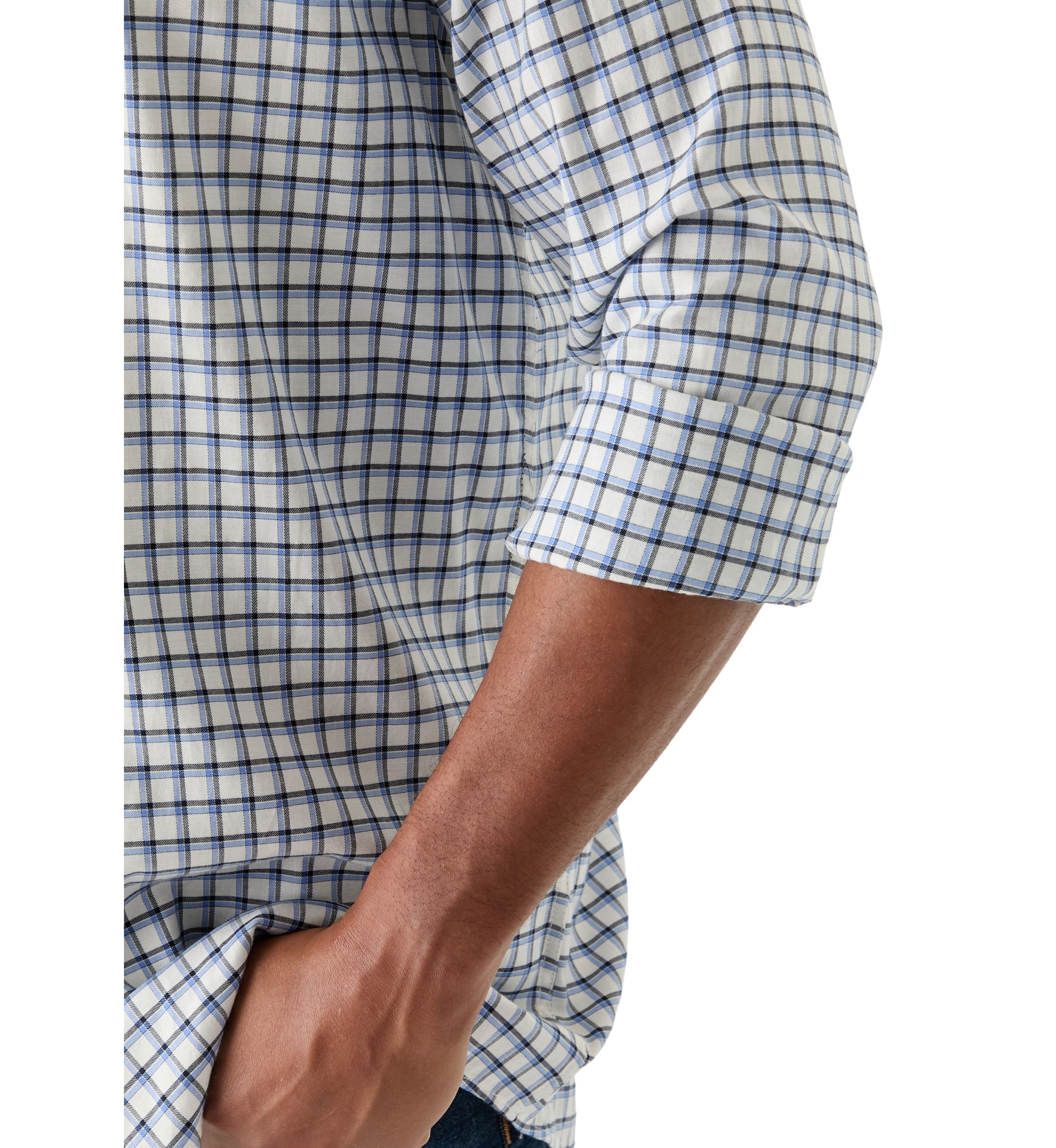 Big & Tall Long Sleeve Plaid Shirt