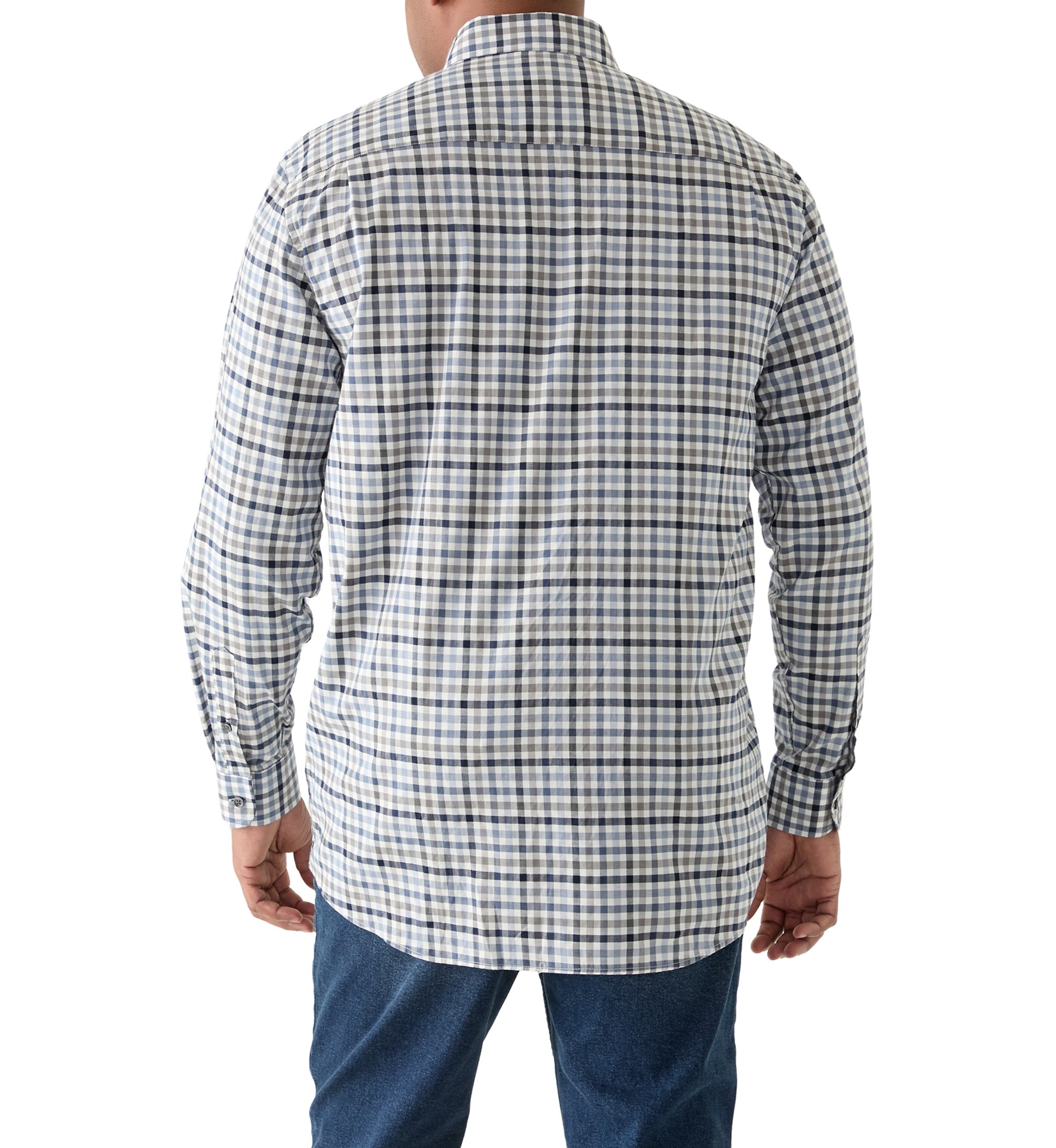Big & Tall Long Sleeve Plaid Shirt 