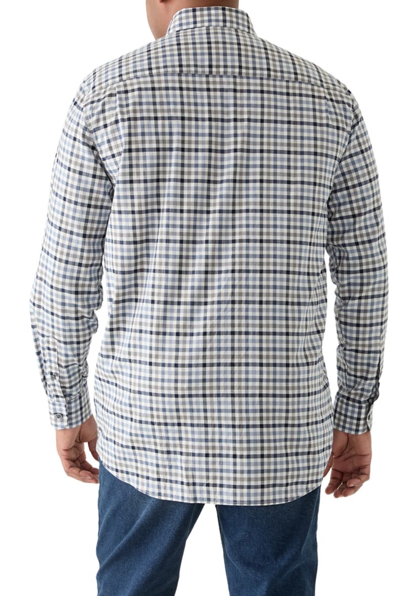 Big & Tall Long Sleeve Plaid Shirt 