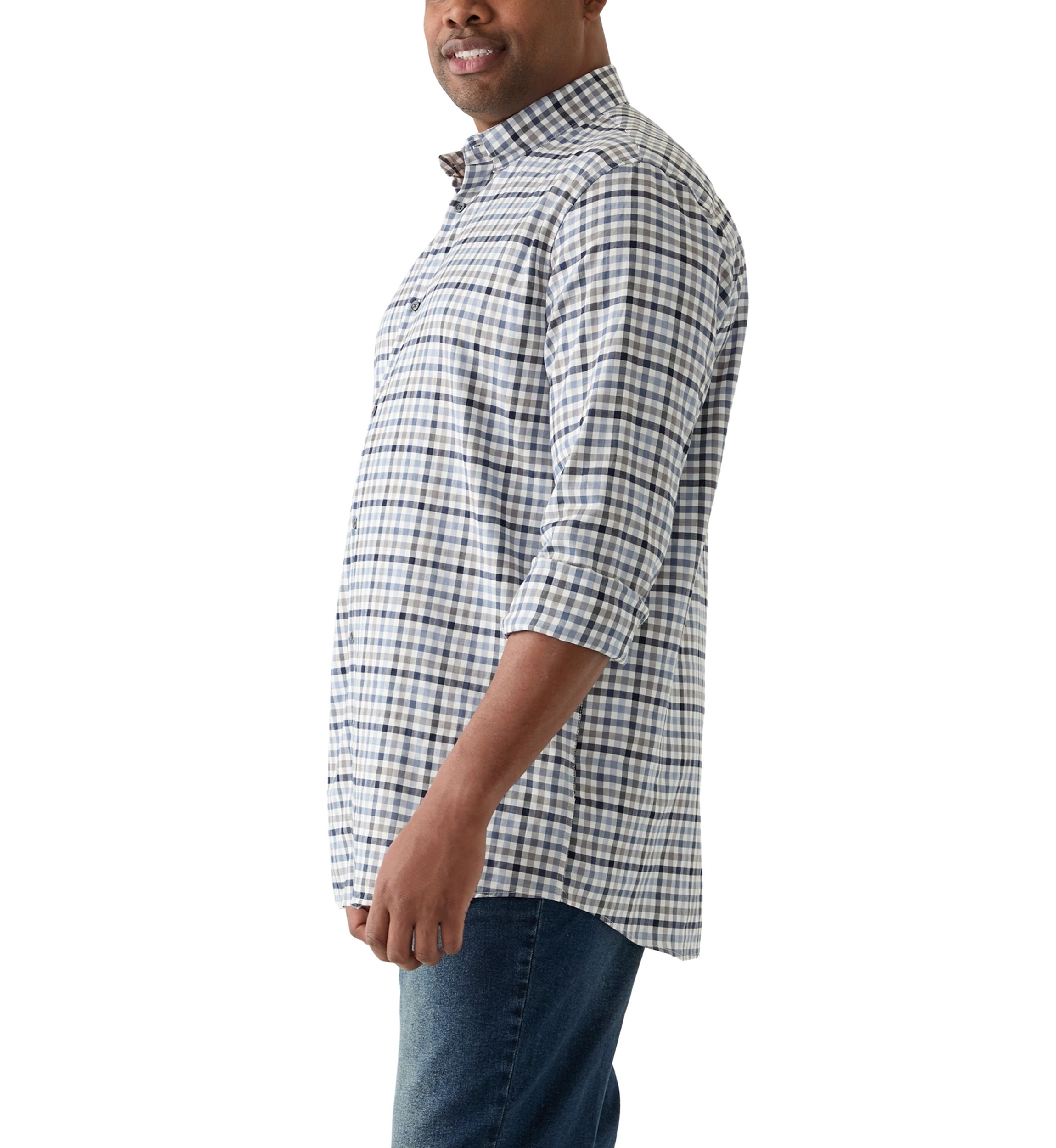 Big & Tall Long Sleeve Plaid Shirt 