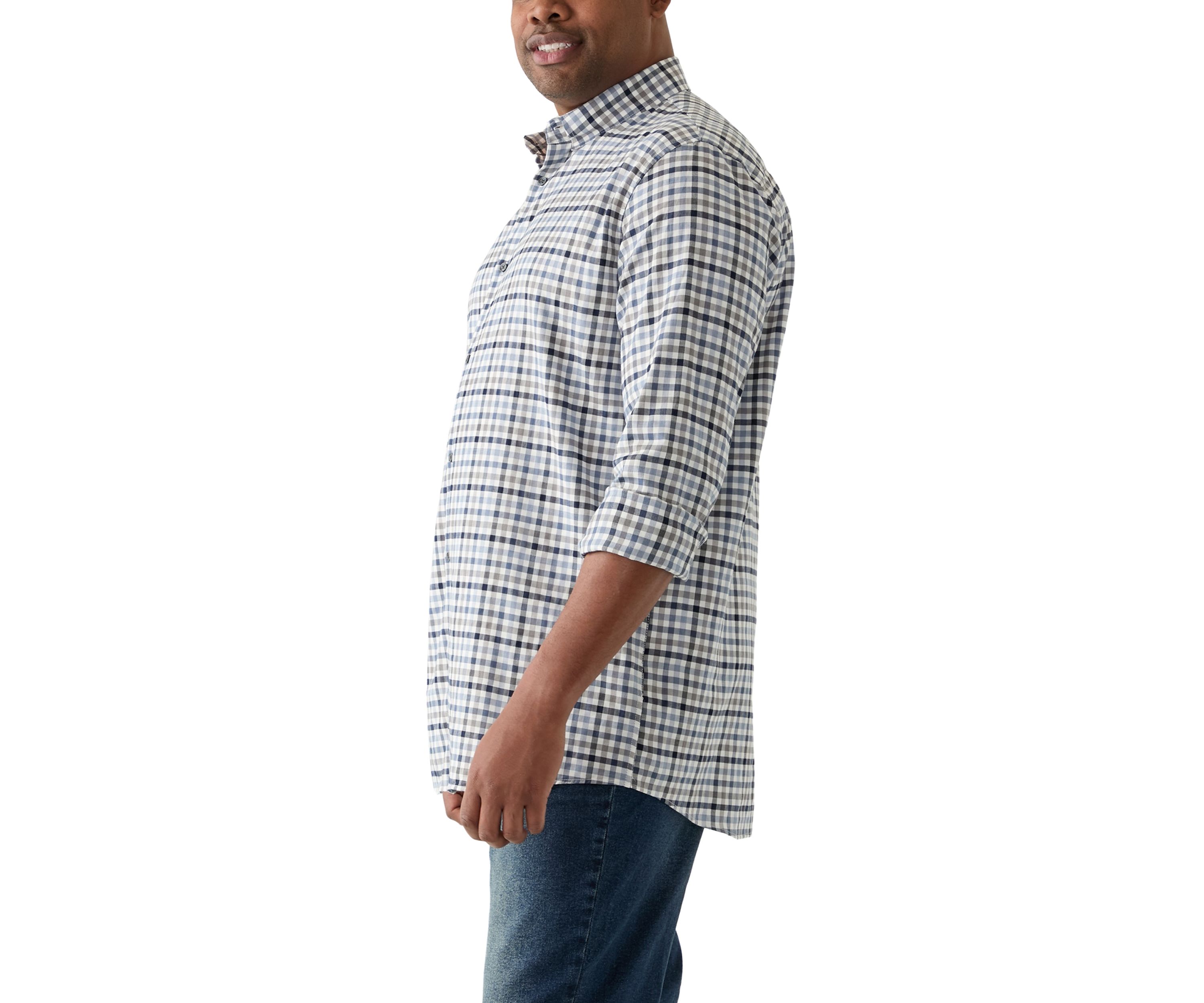 Big & Tall Long Sleeve Plaid Shirt 