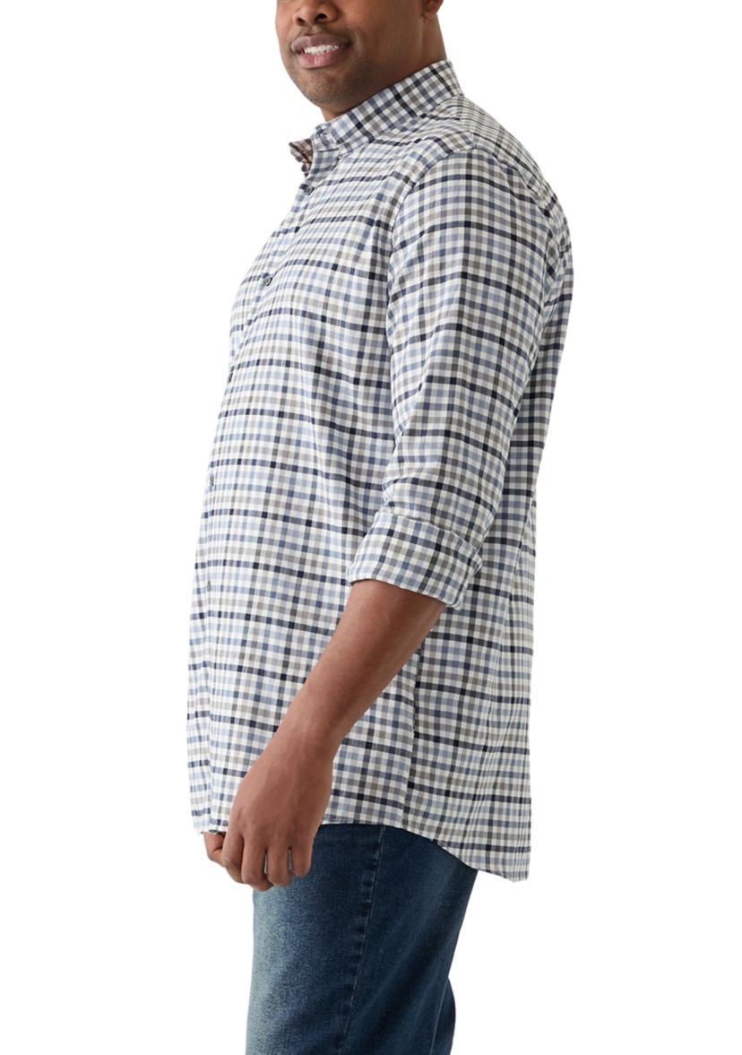 Big & Tall Long Sleeve Plaid Shirt 