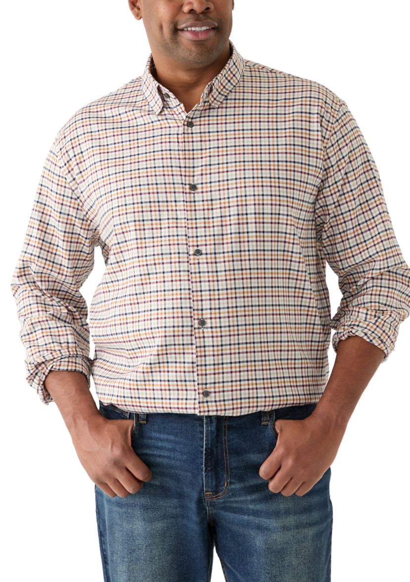 Big & Tall Long Sleeve Plaid Shirt 