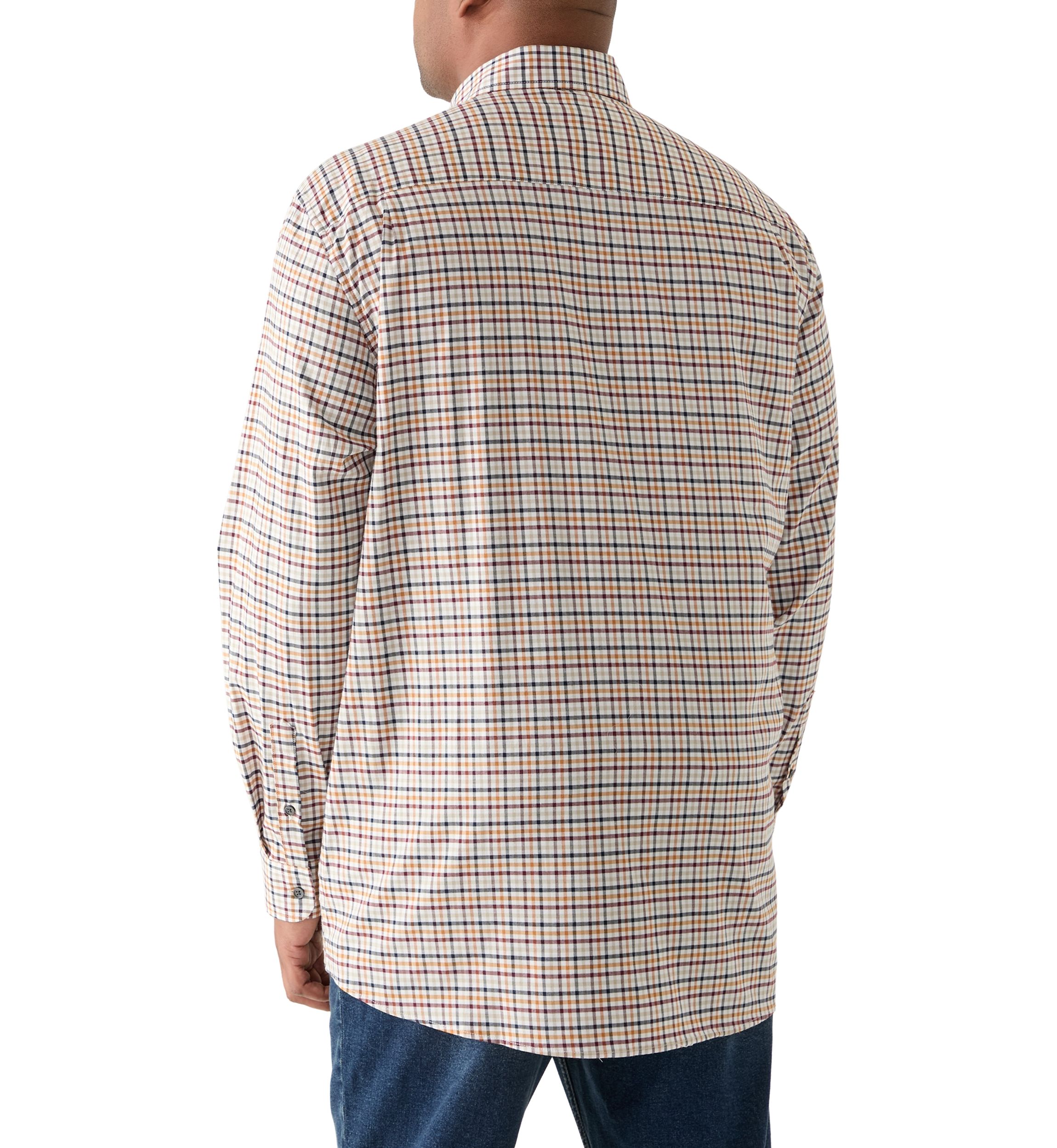 Big & Tall Long Sleeve Plaid Shirt 