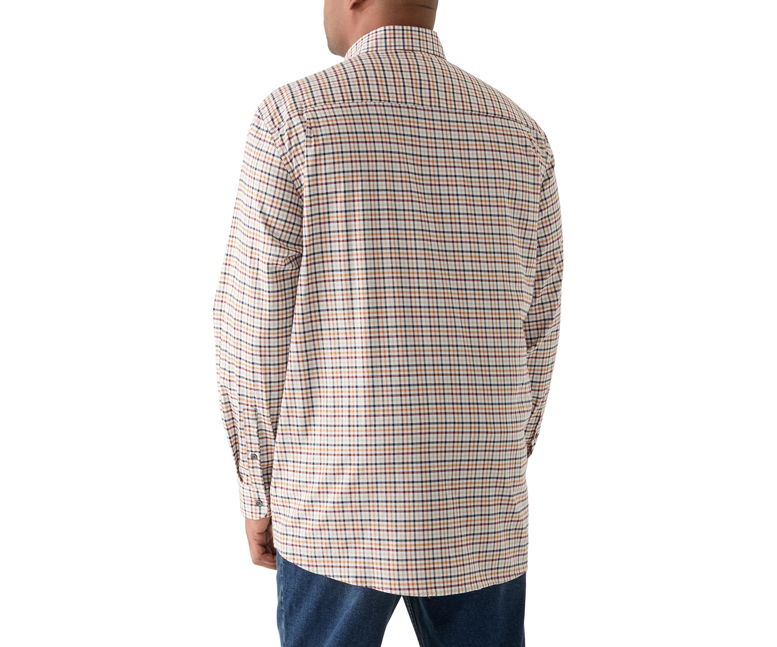 Big & Tall Long Sleeve Plaid Shirt 
