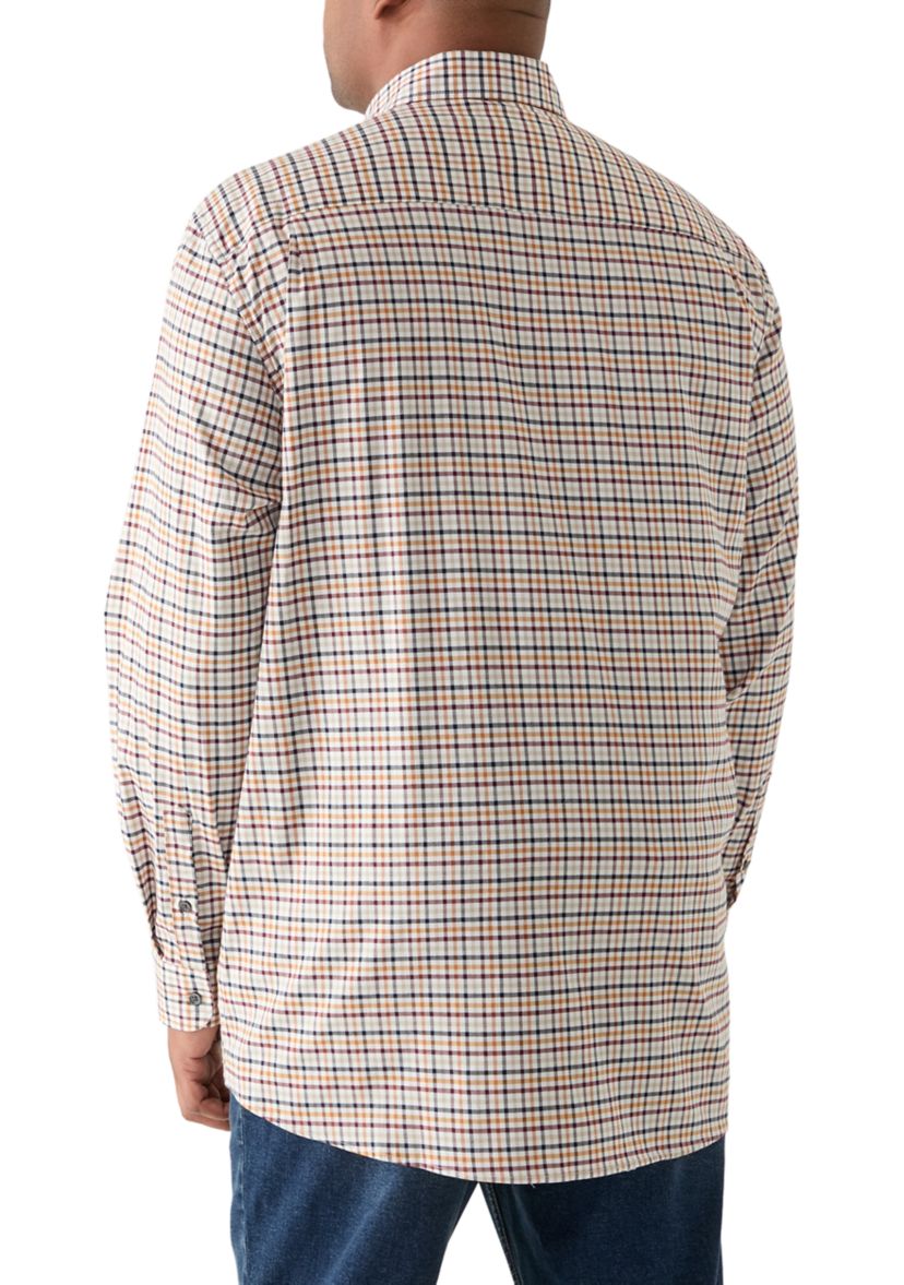 Big & Tall Long Sleeve Plaid Shirt 