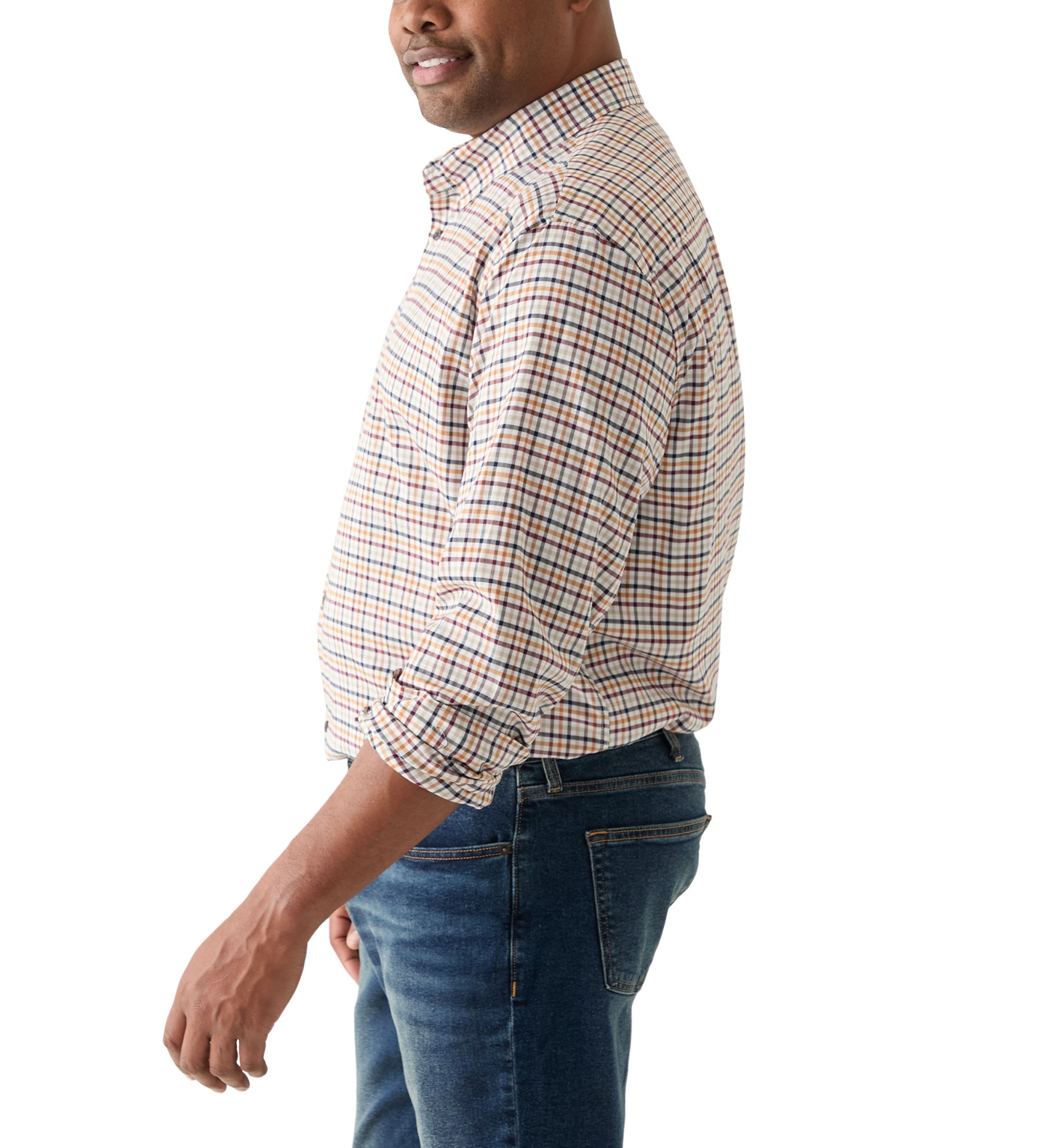 Big & Tall Long Sleeve Plaid Shirt 