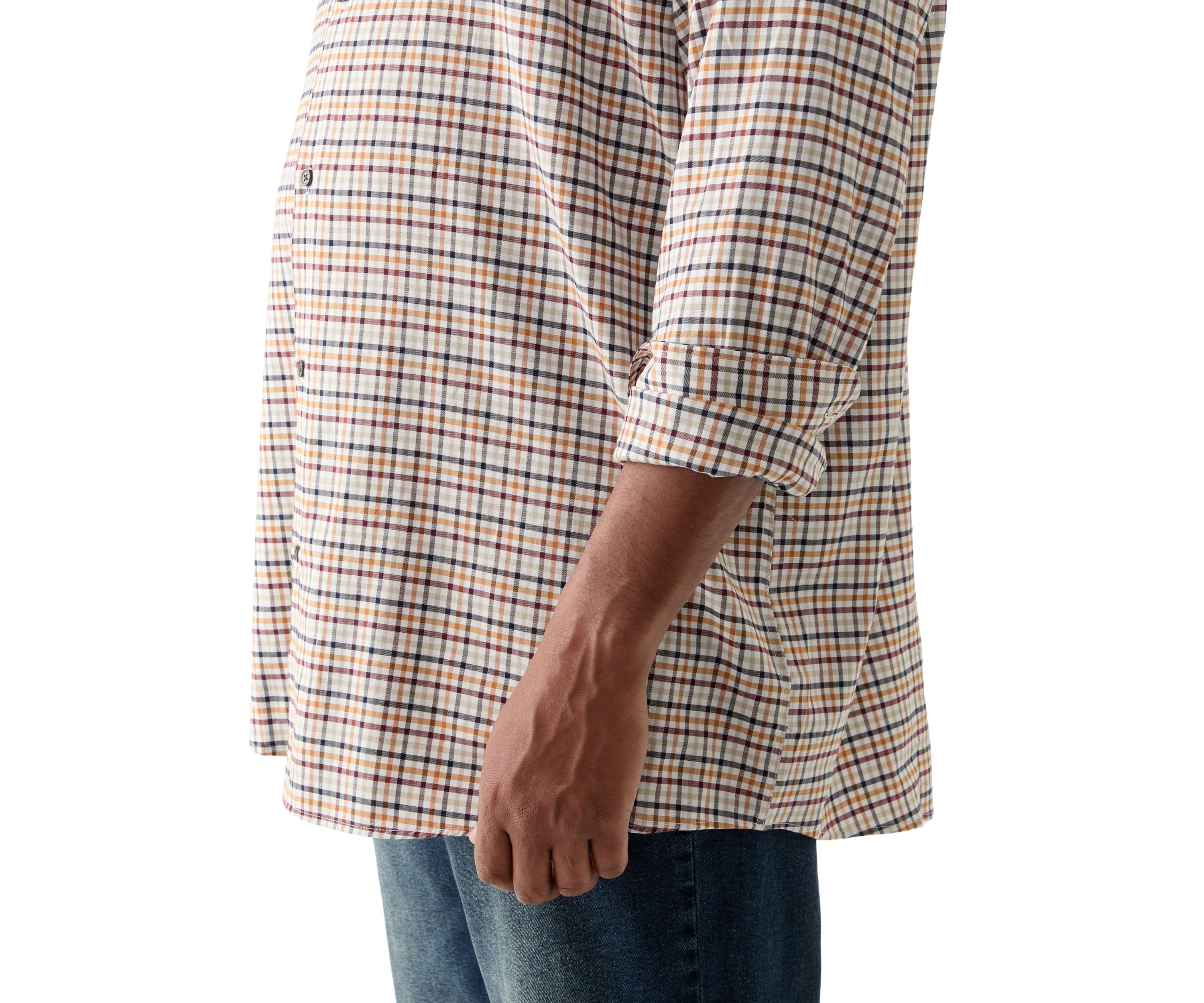 Big & Tall Long Sleeve Plaid Shirt 