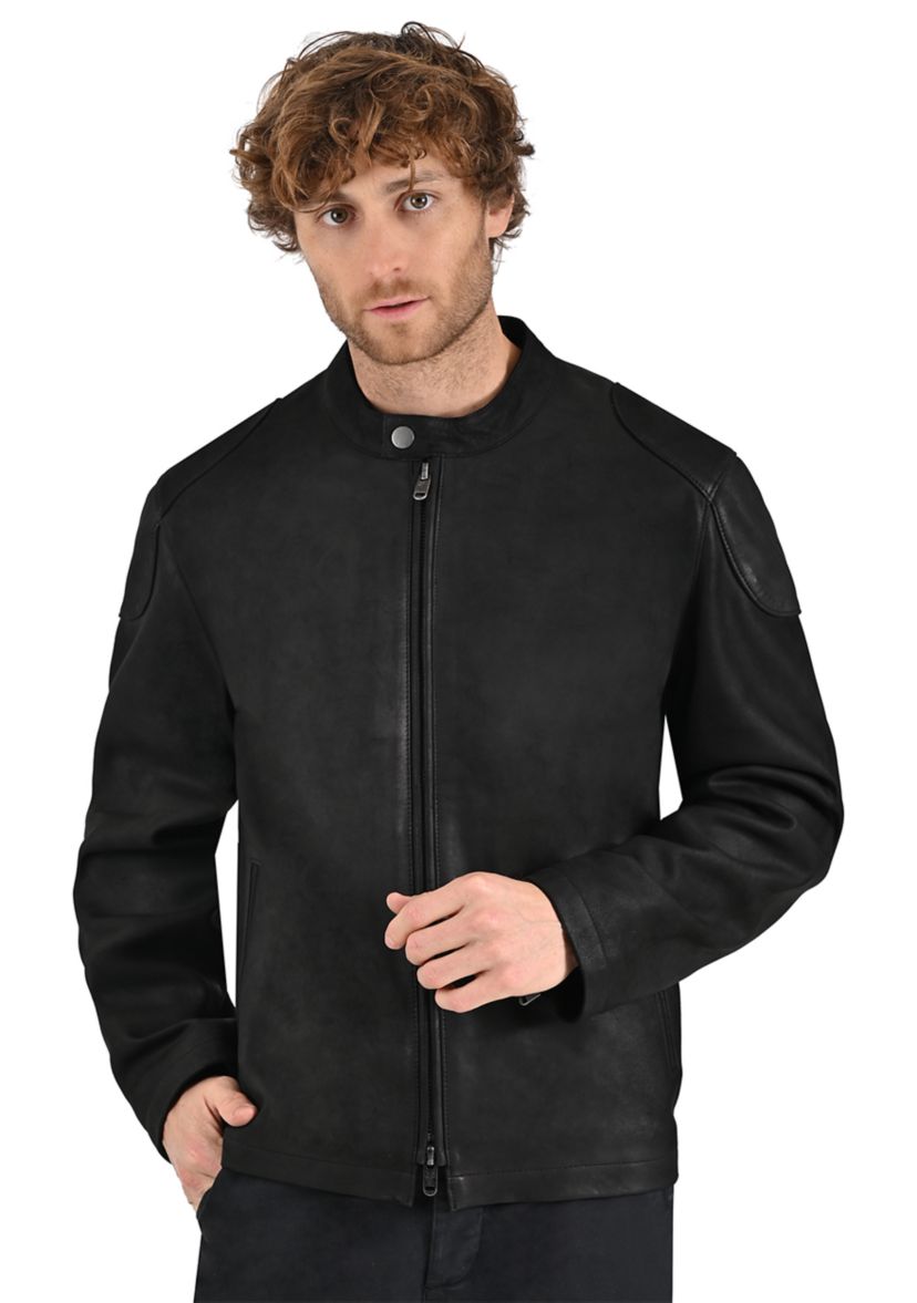Mens Matte Racer Jacket