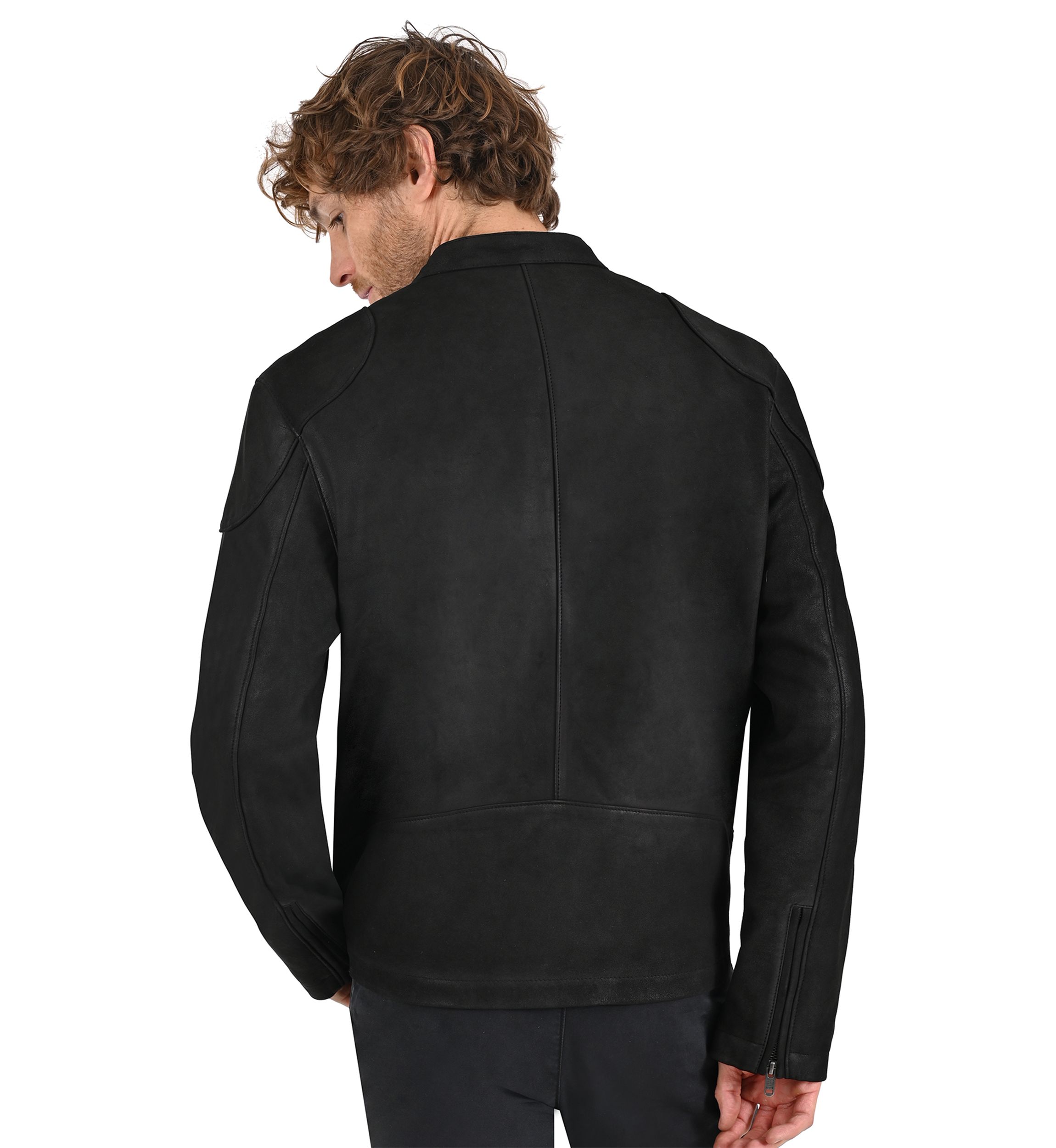 Mens Matte Racer Jacket