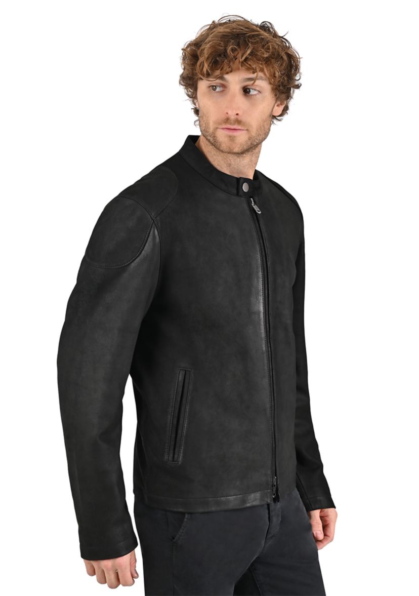 Mens Matte Racer Jacket