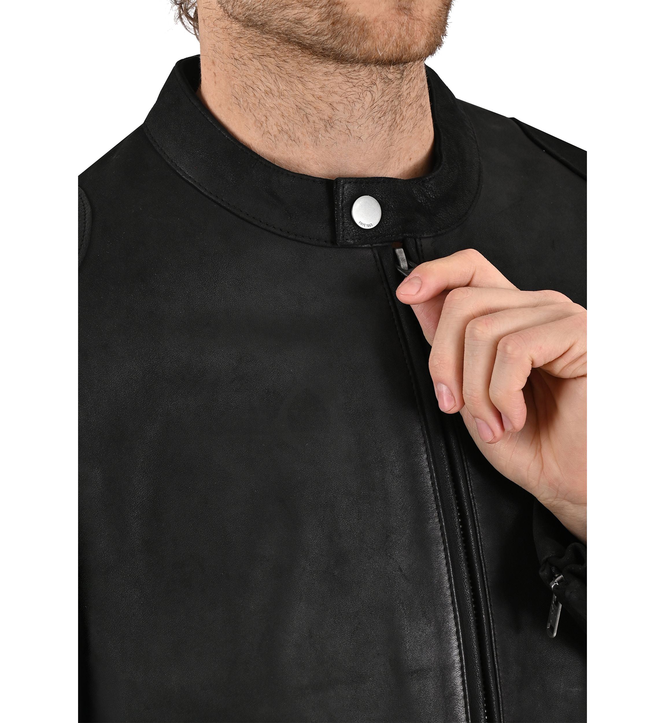Mens Matte Racer Jacket