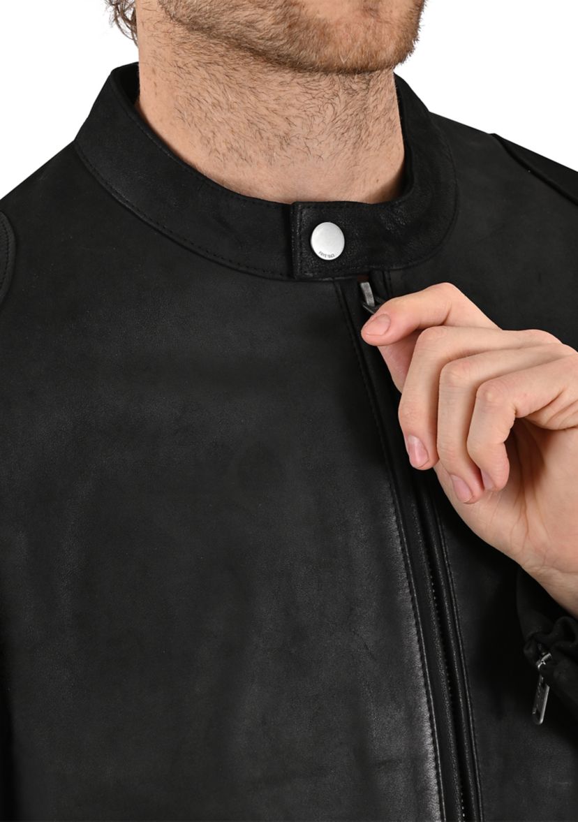 Mens Matte Racer Jacket