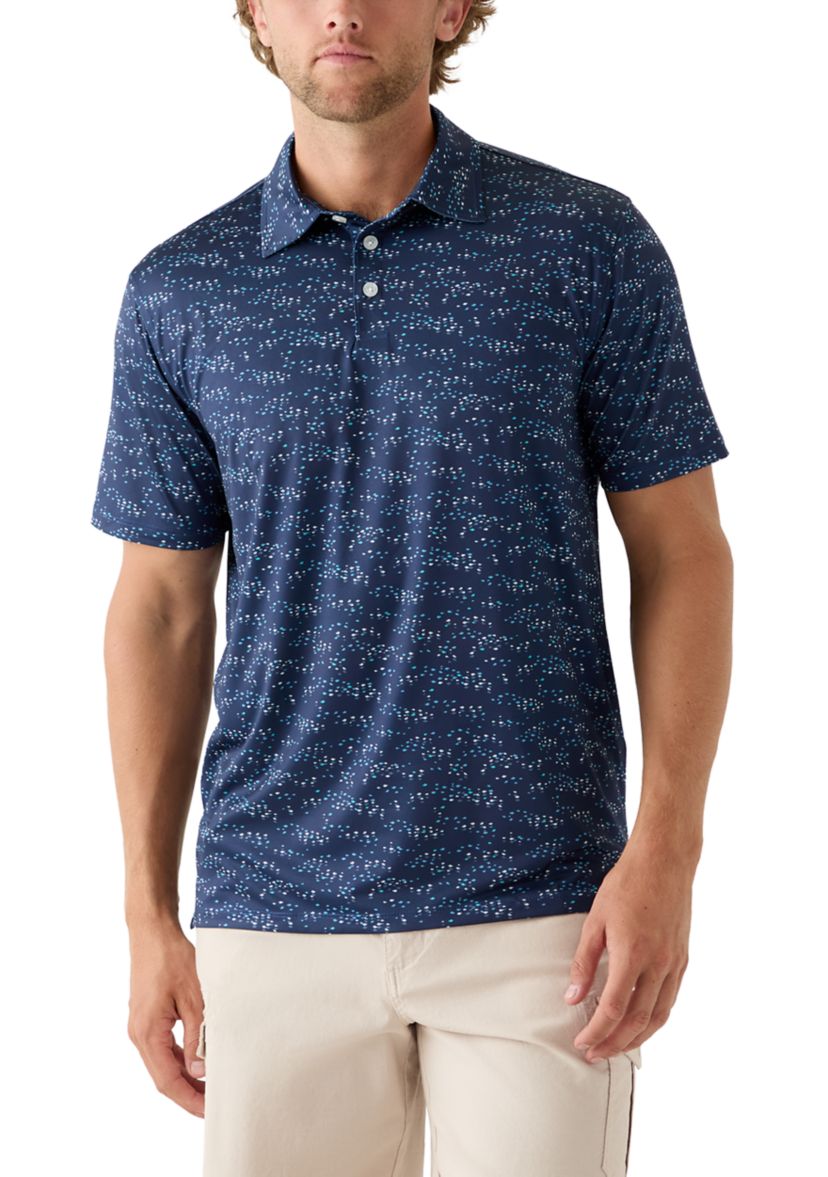 Mens All Over Print Polo Shirt