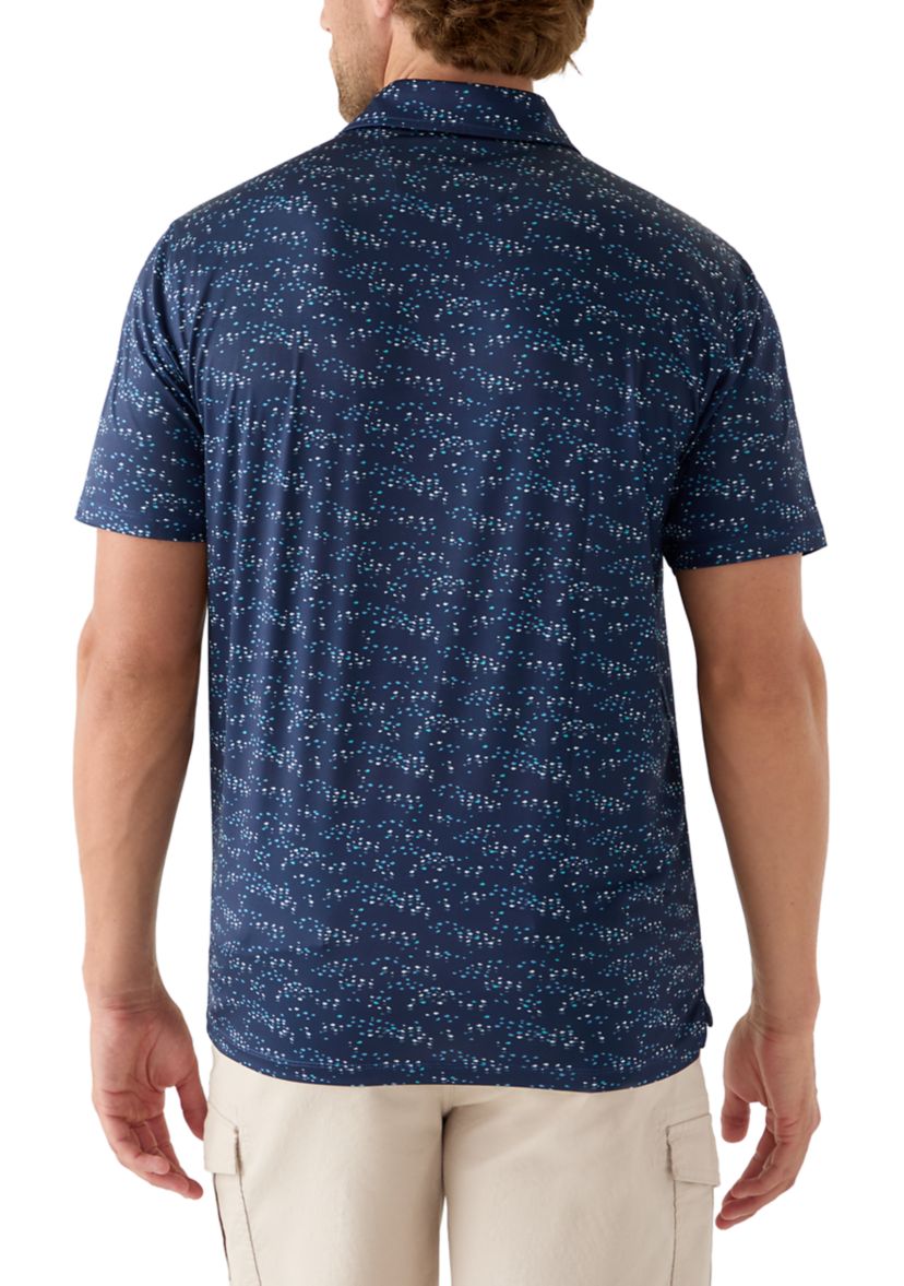 Mens All Over Print Polo Shirt