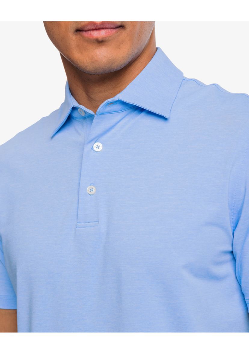Mens Breeze Heather Performance Polo Shirt