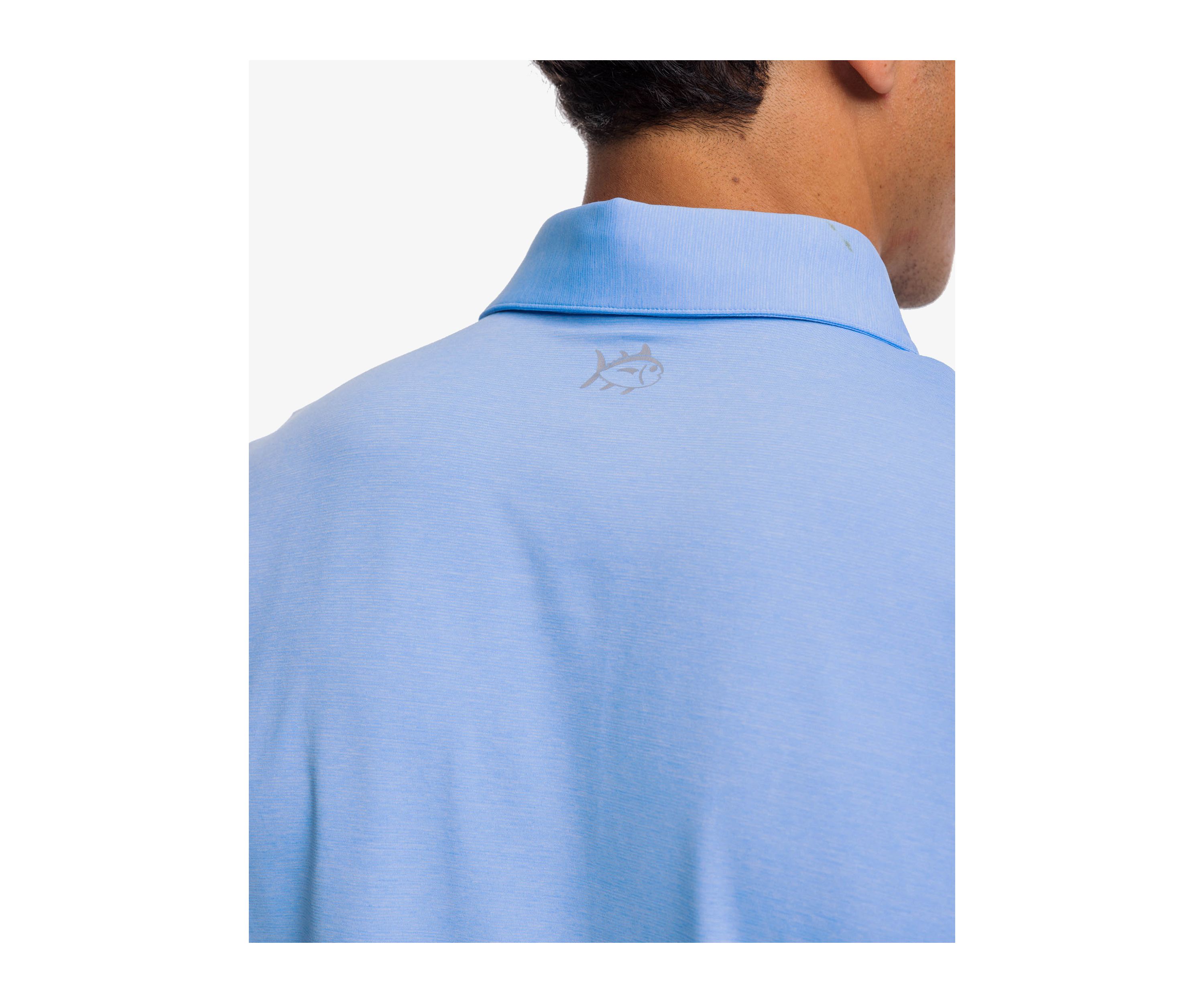 Mens Breeze Heather Performance Polo Shirt
