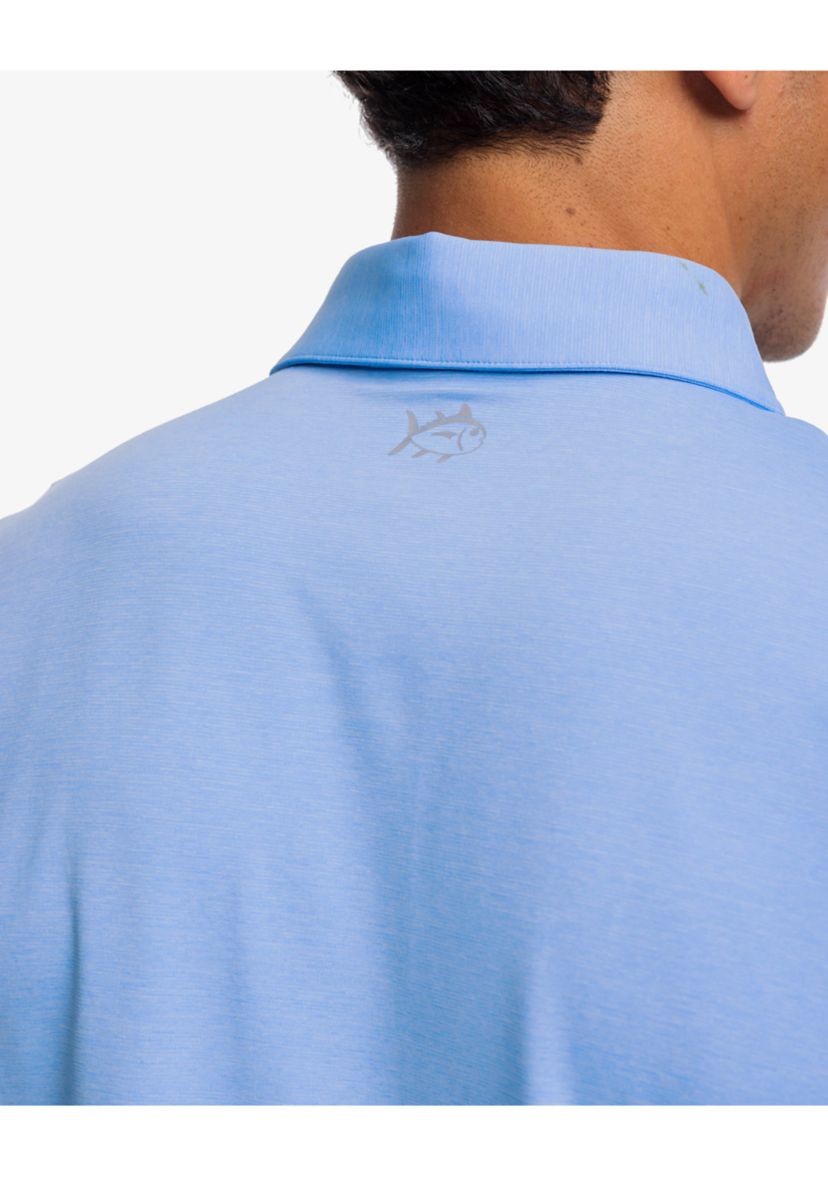 Mens Breeze Heather Performance Polo Shirt