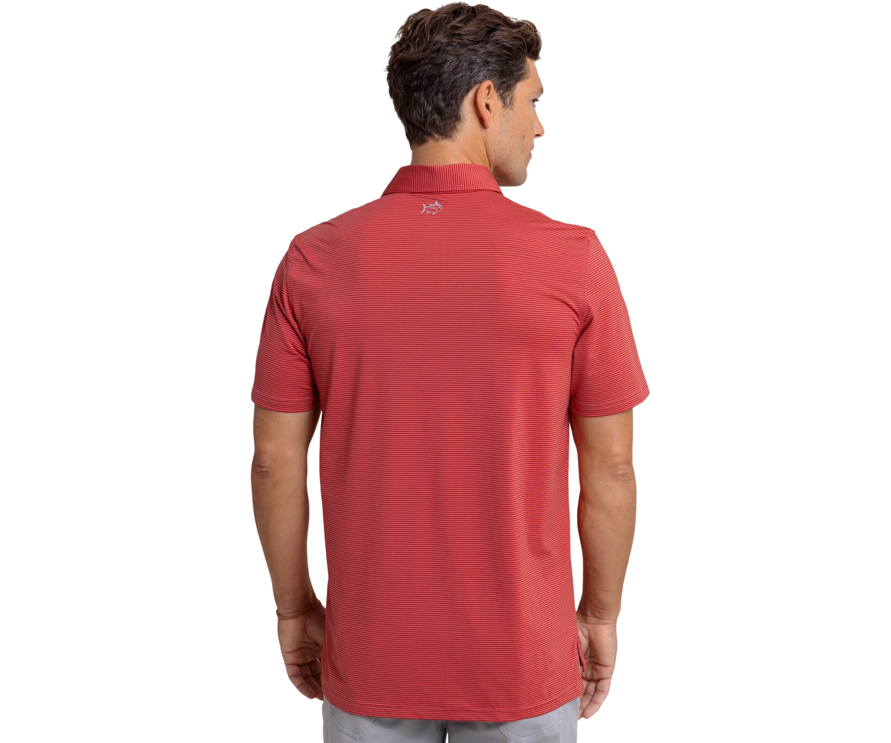 Mens Breeze Meadowbrook Stripe Polo Shirt