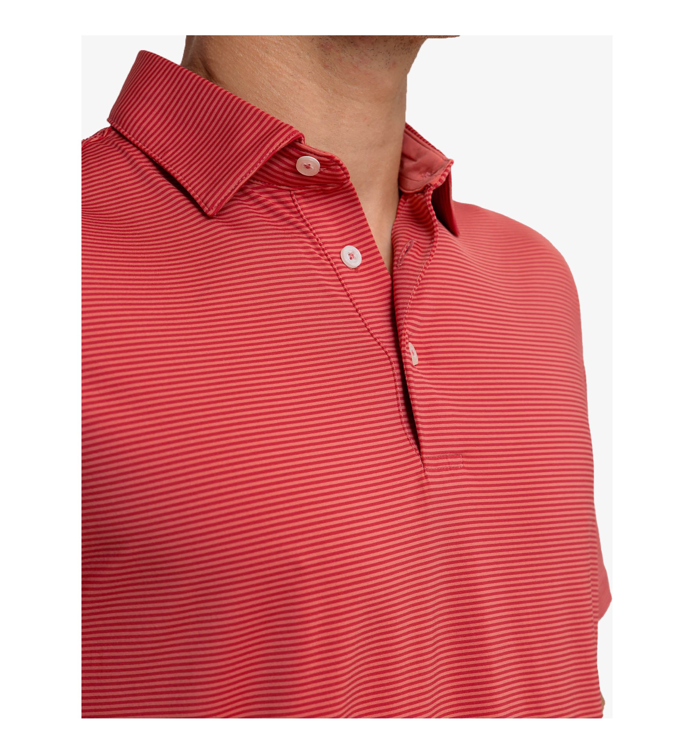 Mens Breeze Meadowbrook Stripe Polo Shirt