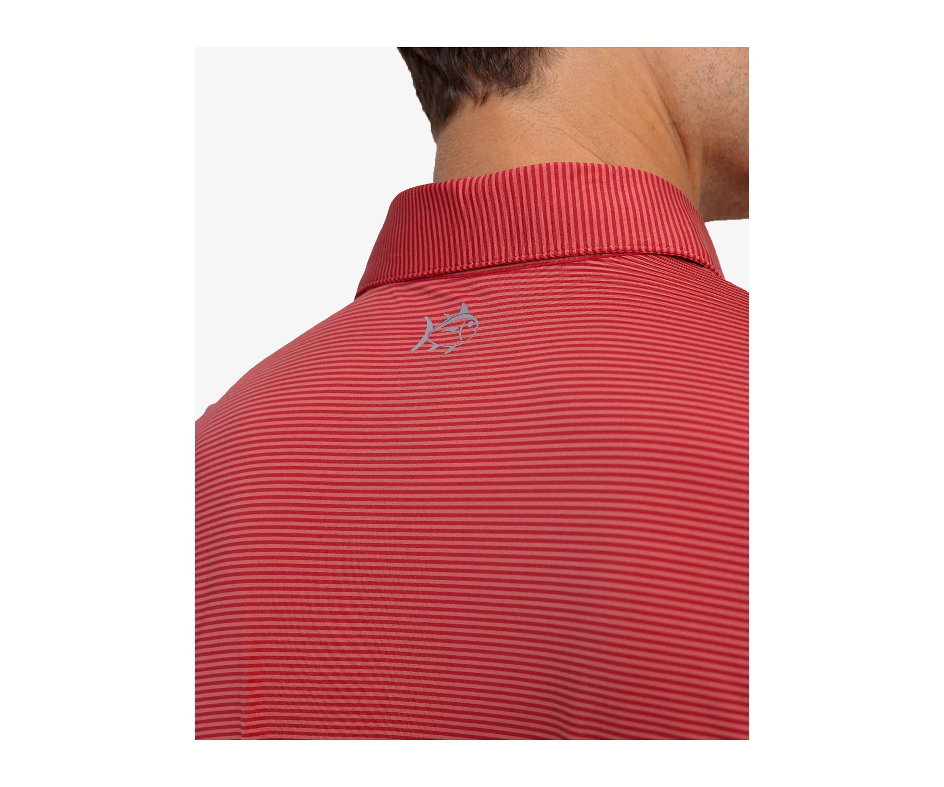 Mens Breeze Meadowbrook Stripe Polo Shirt