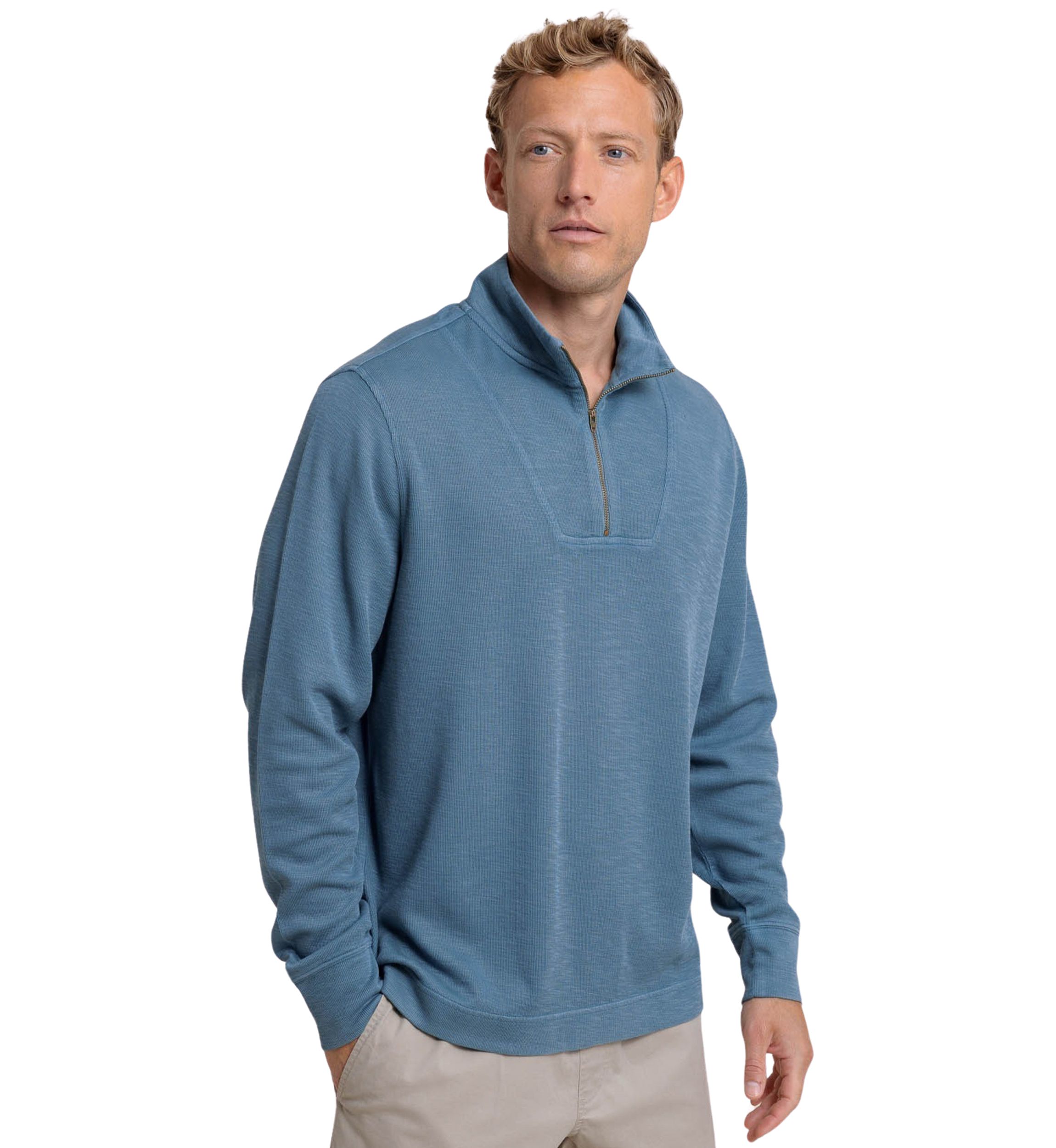 Mens Bay Berry Quarter Zip Pullover